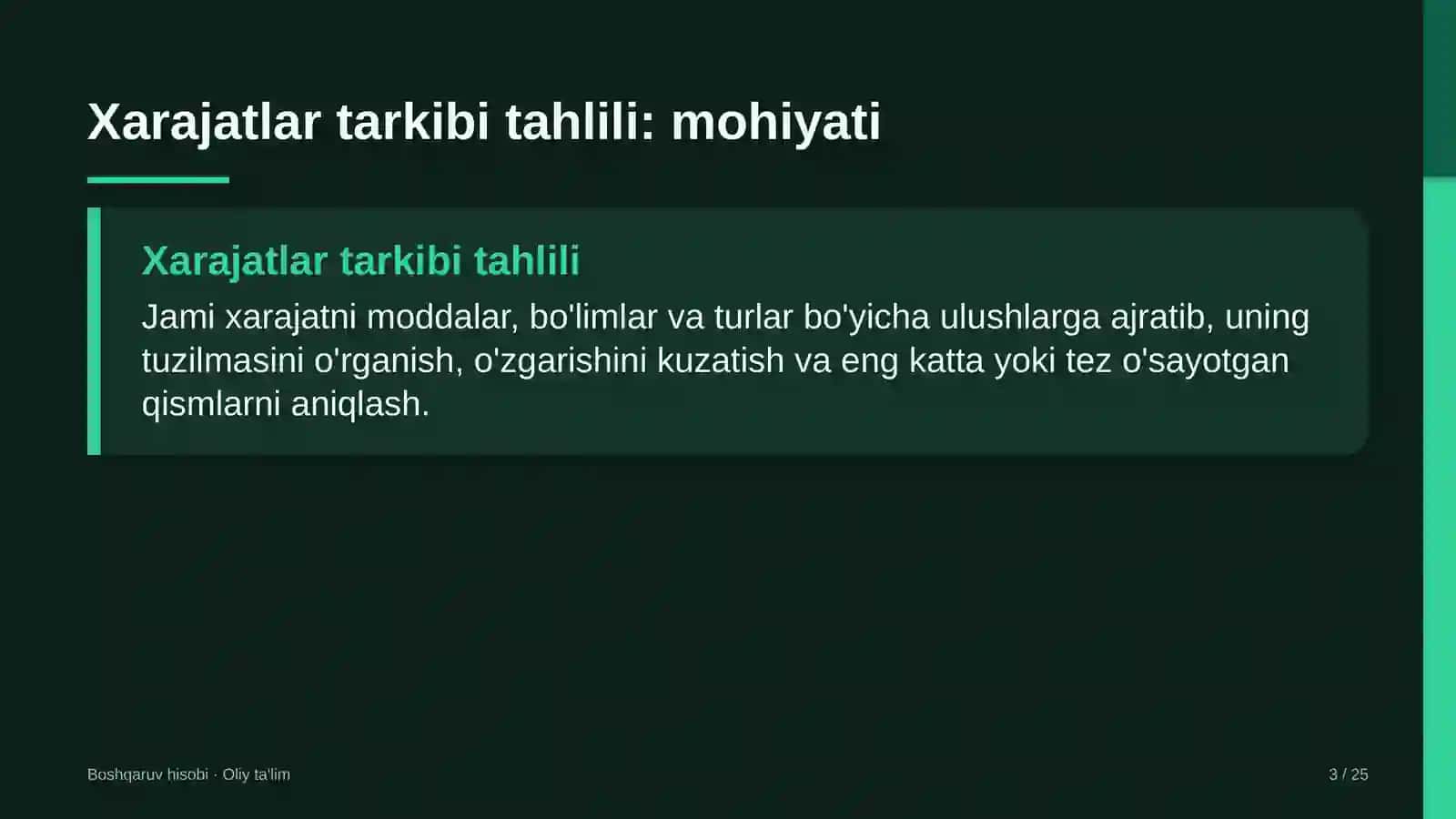 oilaviy mehmon uylarida xarajatlar tarkibini tahlil qilish 4615 3