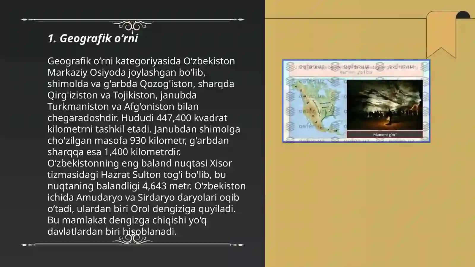 Shimoliy Amerika geografik oʻrni chegaralari foydali qazilmalari 3