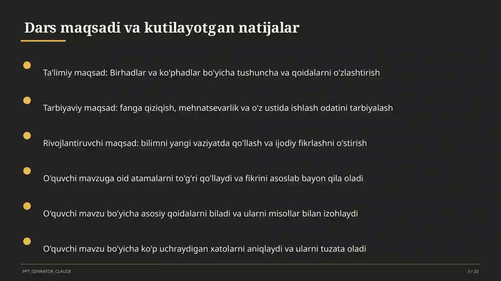 Birhadlar va ko'phadlar (7-sinf) 3