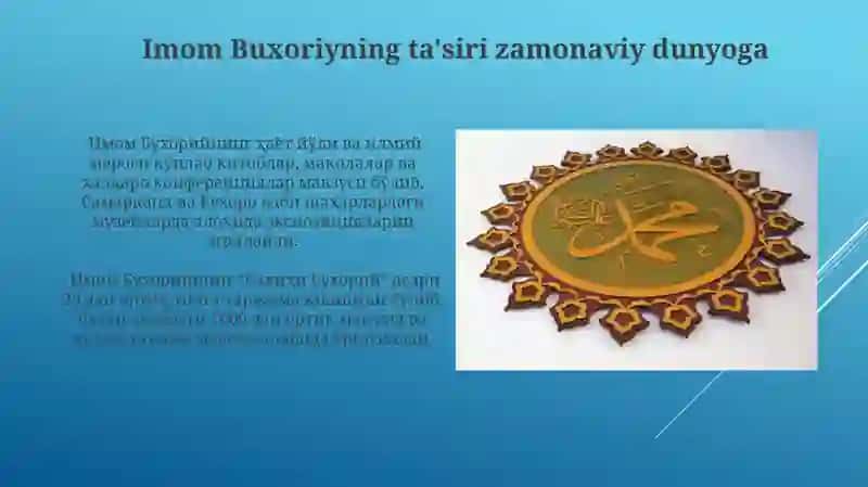 Imom al-Buxoriy buyuk muhaddis alloma 3