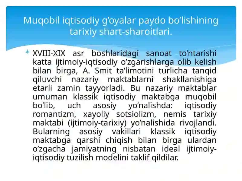 Muqobila g'oyalarning mohiyati 3