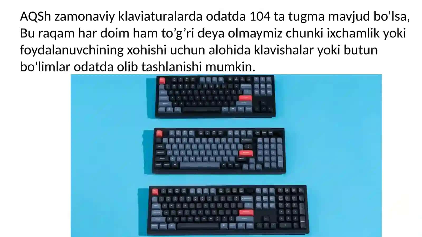 Matnniklaviatura to‘g‘ri o‘zish va matn bilan ishlash ko‘nikmalari 3