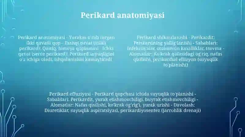 Perikard Zararlanishi 3