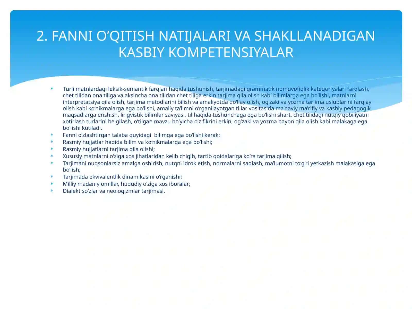 Rasmiy hujjatlar tarjimasi (1-variant) 3