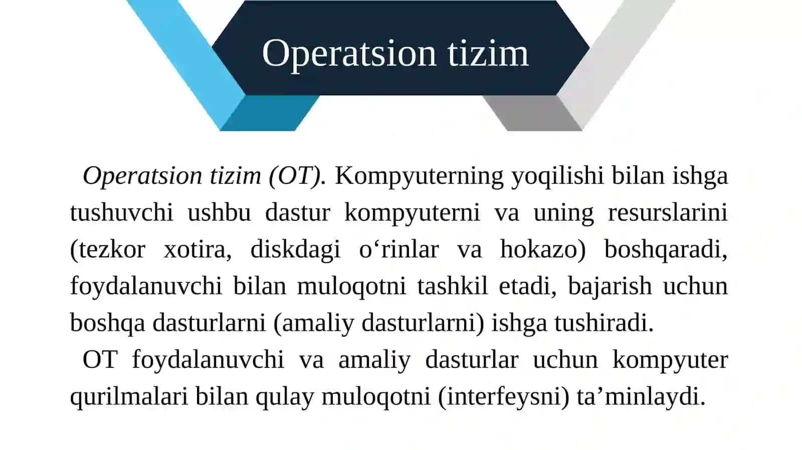 Operatsion tizimlar va ularning turlari 3