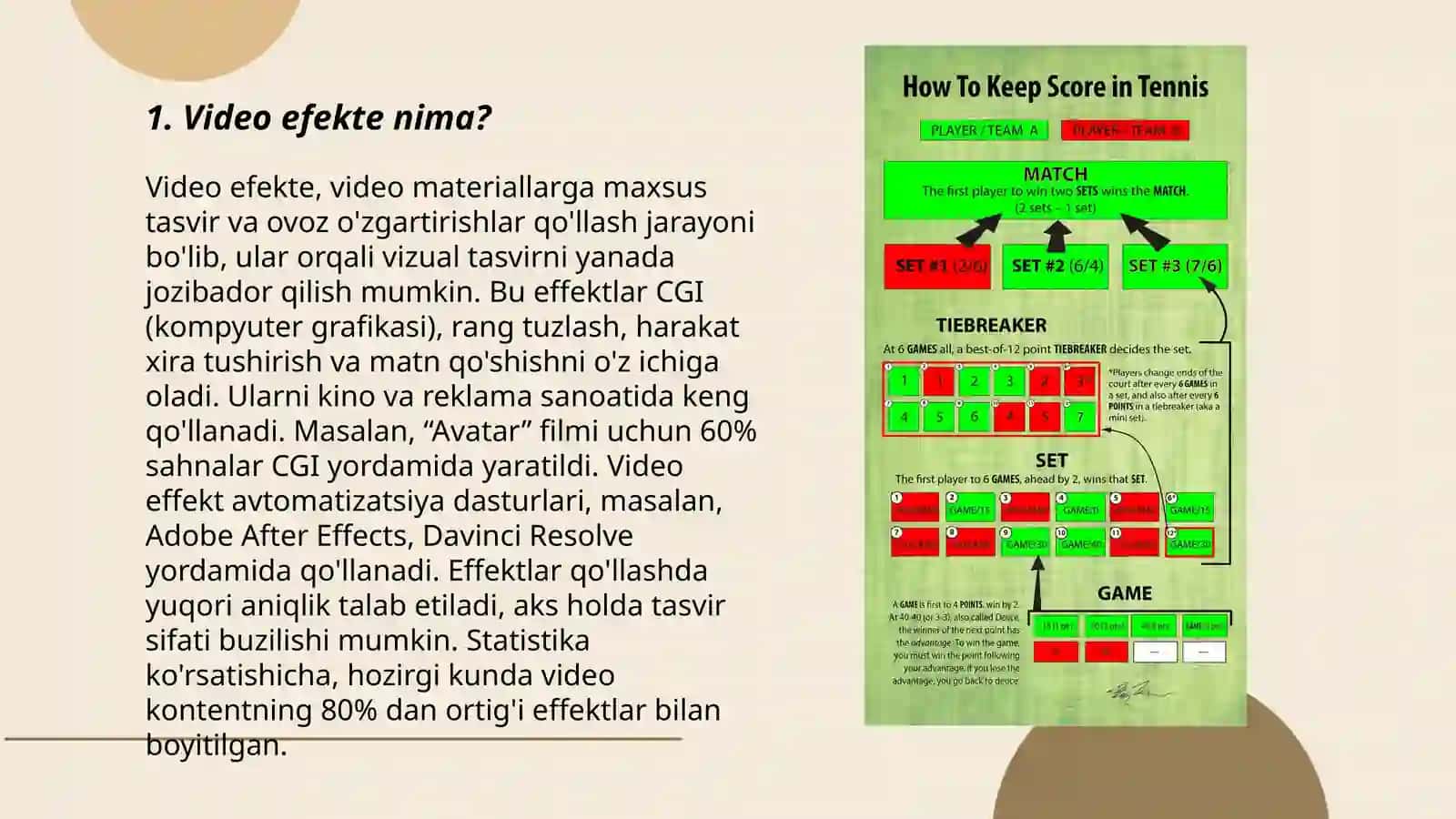 Power point dasturida videoga effekt qoʻshish 3