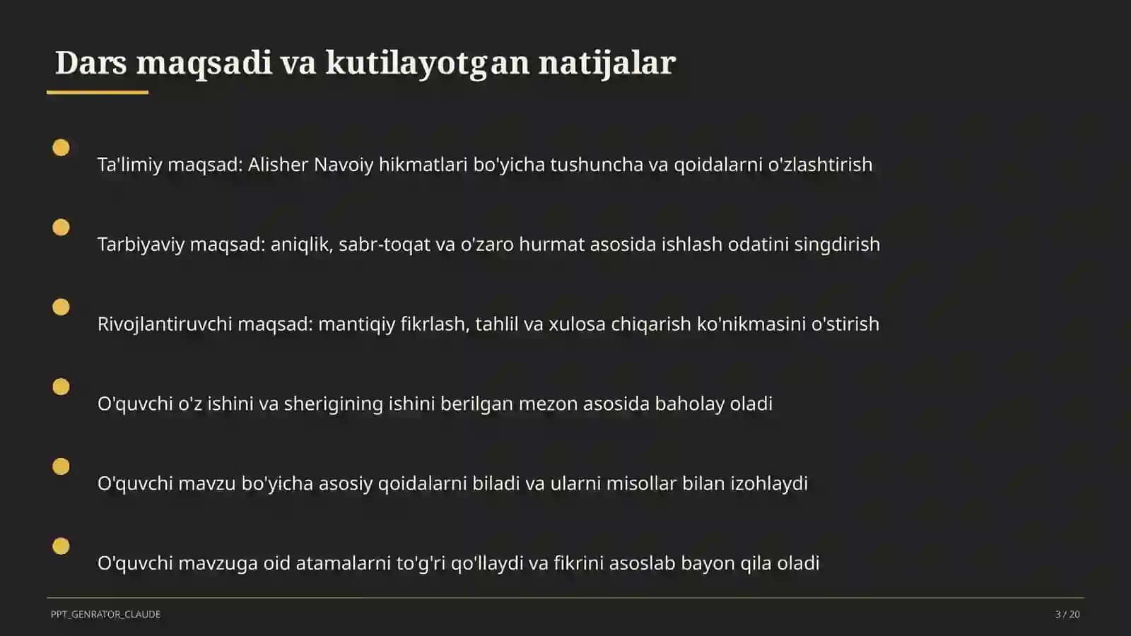 Alisher Navoiy hikmatlari (3-sinf) 3
