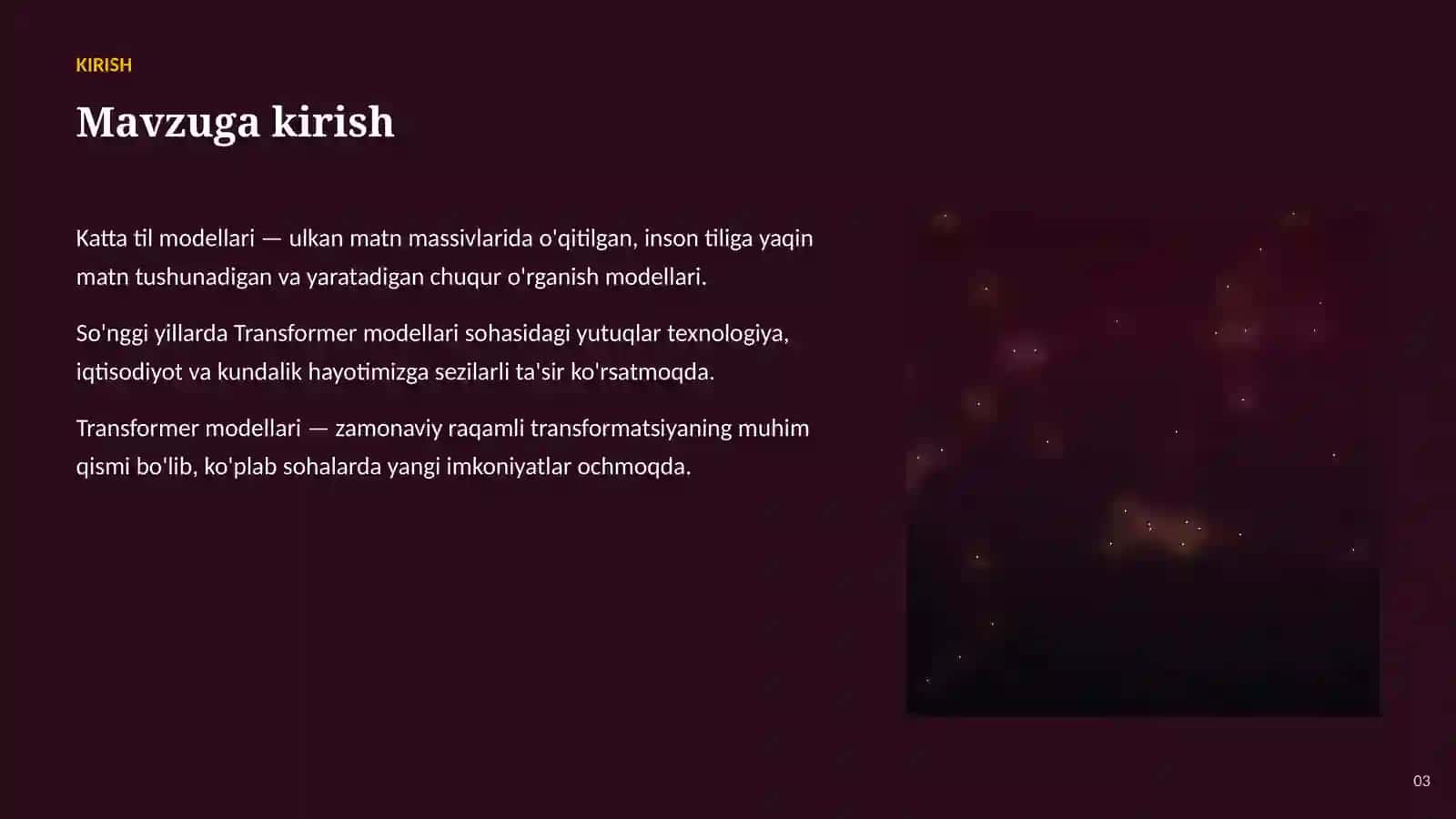 Katta til modellari (LLM) 3