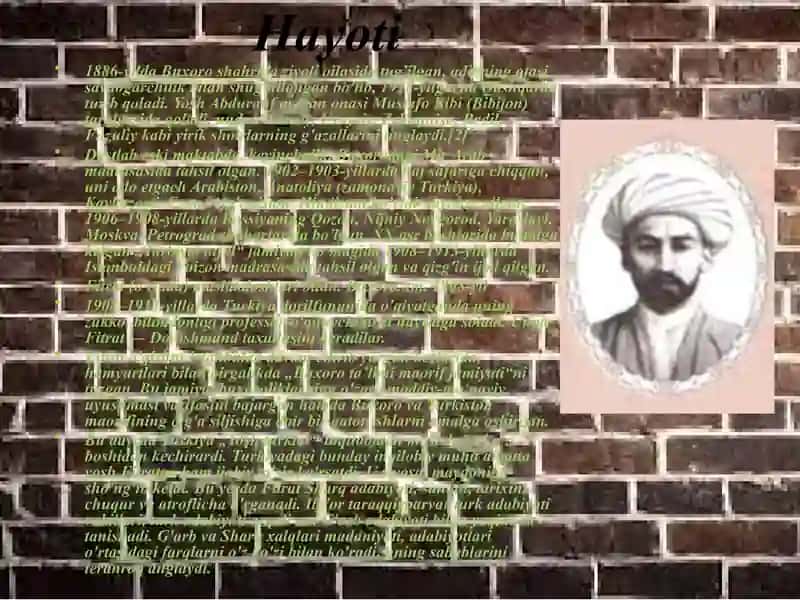 Abdurauf Fitrat 3