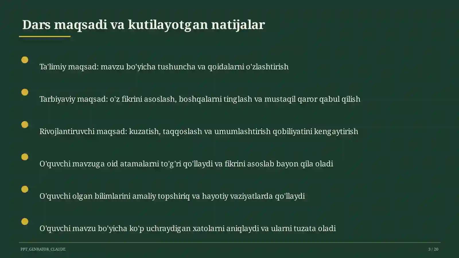 O'qituvchilarning Milliy sertifikatiga tayyorgarlik 3