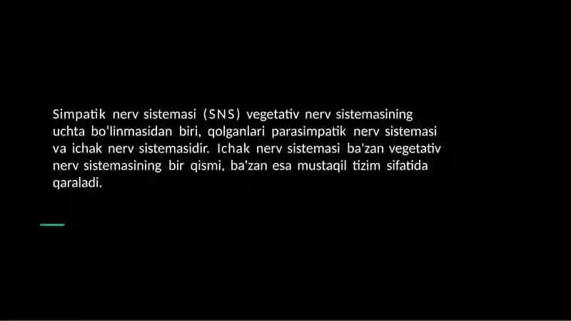 Simpatik nerv tizimi​ 3
