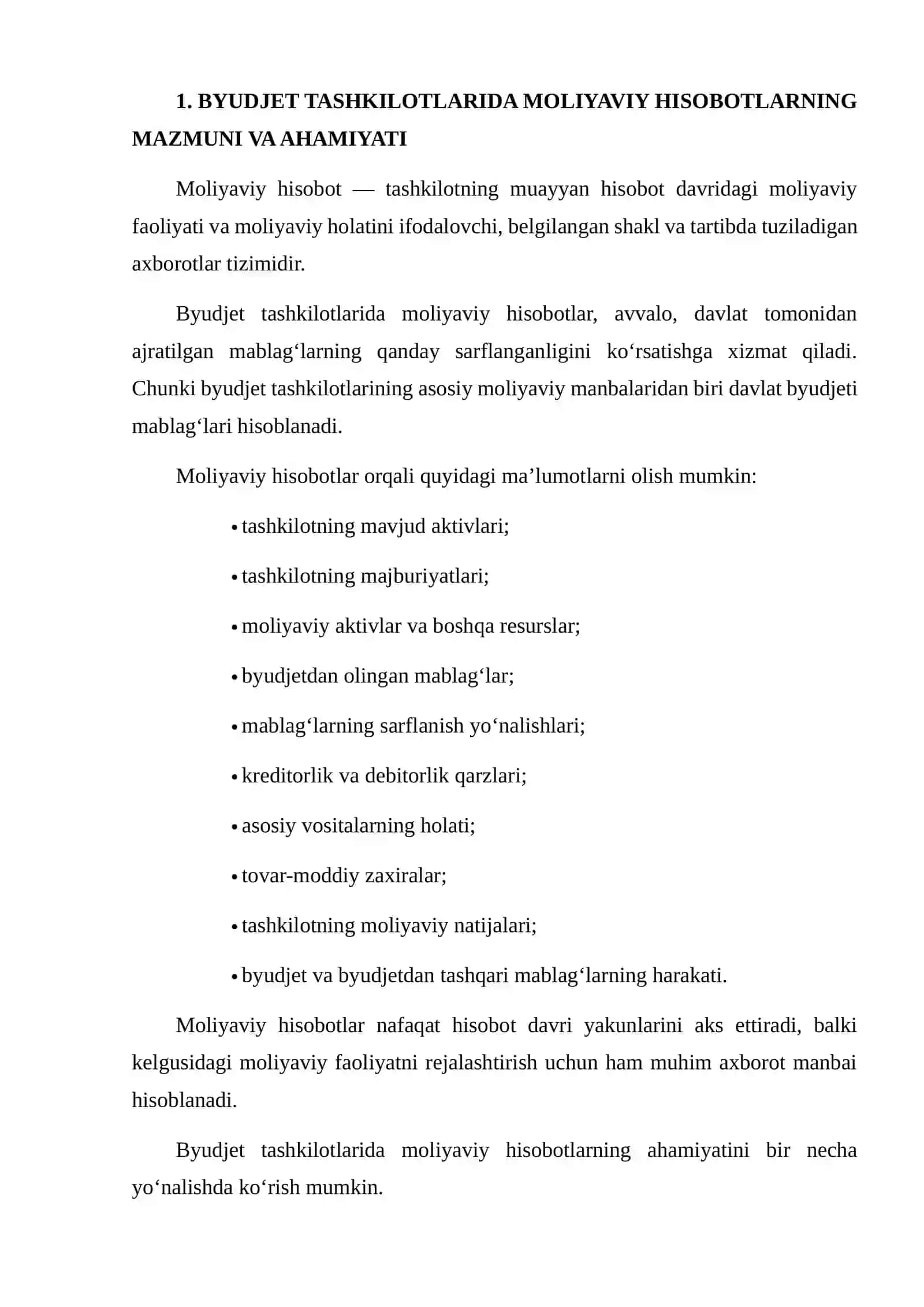 BYUDJET TASHKILOTLARIDA MOLIYAVIY HISOBOTLAR 3