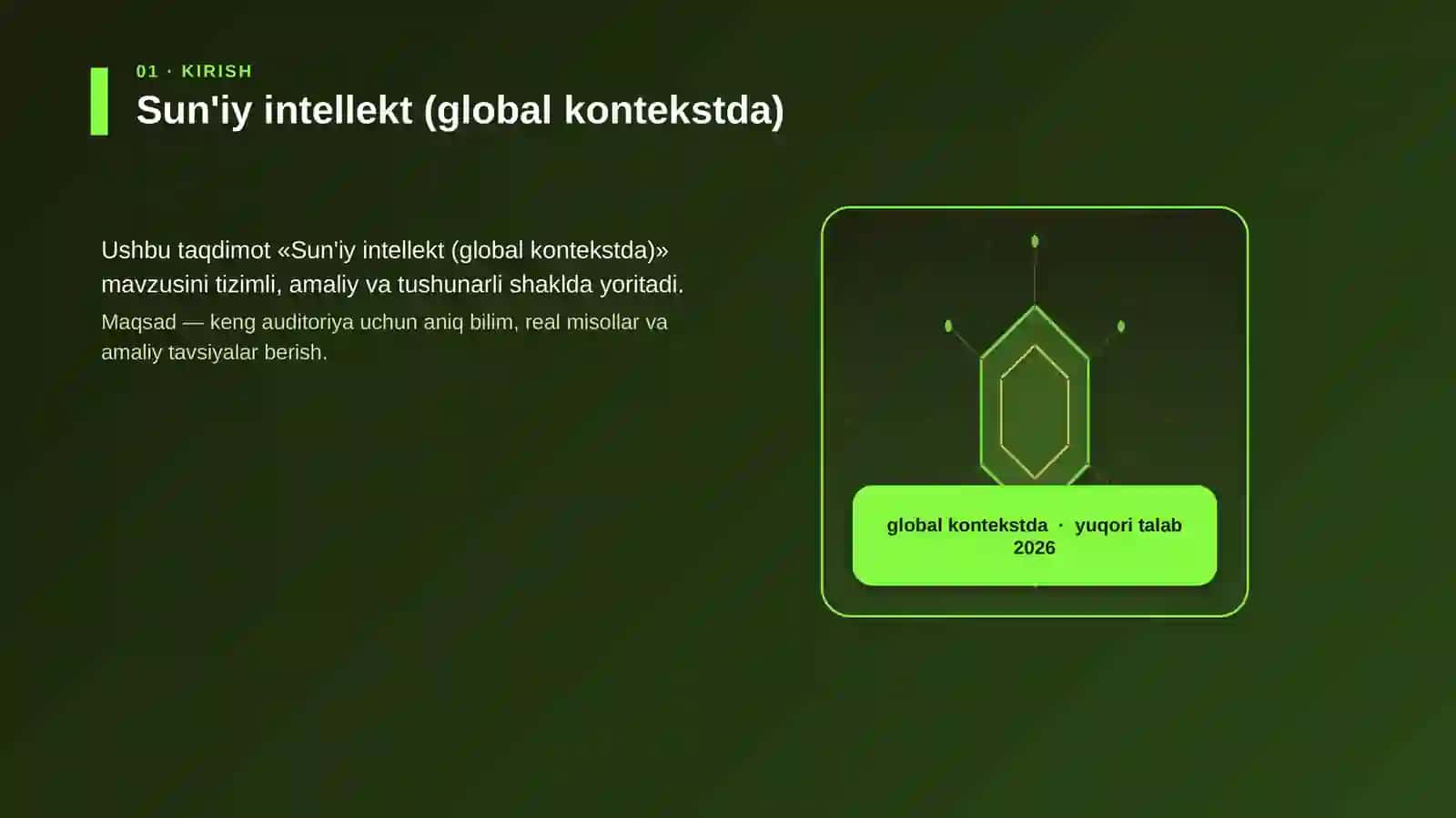 Sun'iy intellekt (global kontekstda) 3