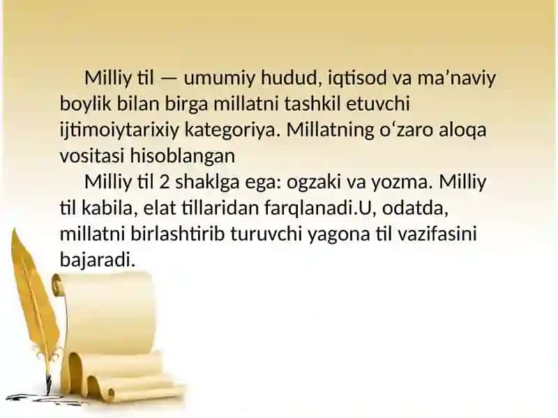 Milliy va adabiy til 3