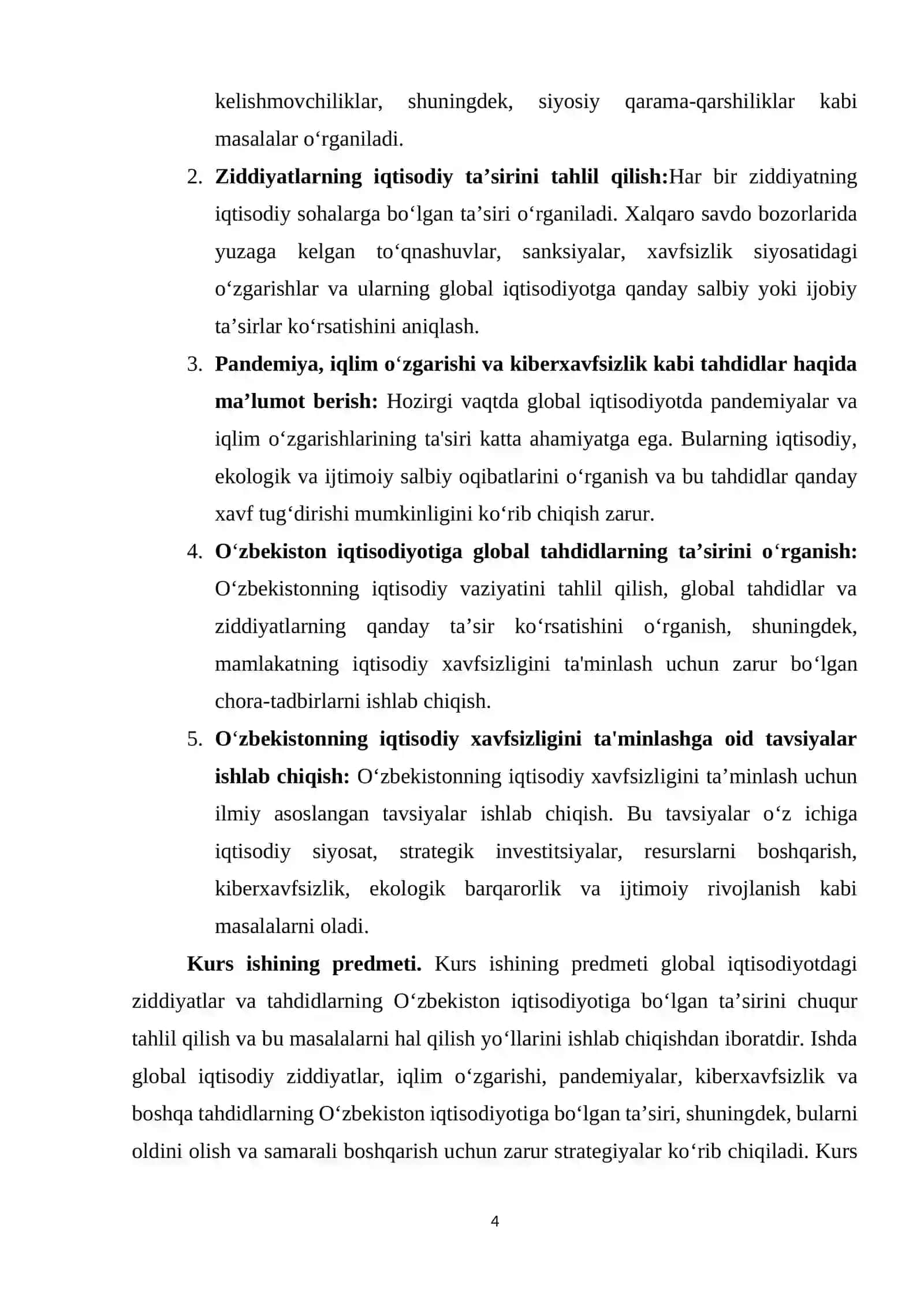 Global iqtisodiyotdagi ziddiyatlar va tahdidlar 3
