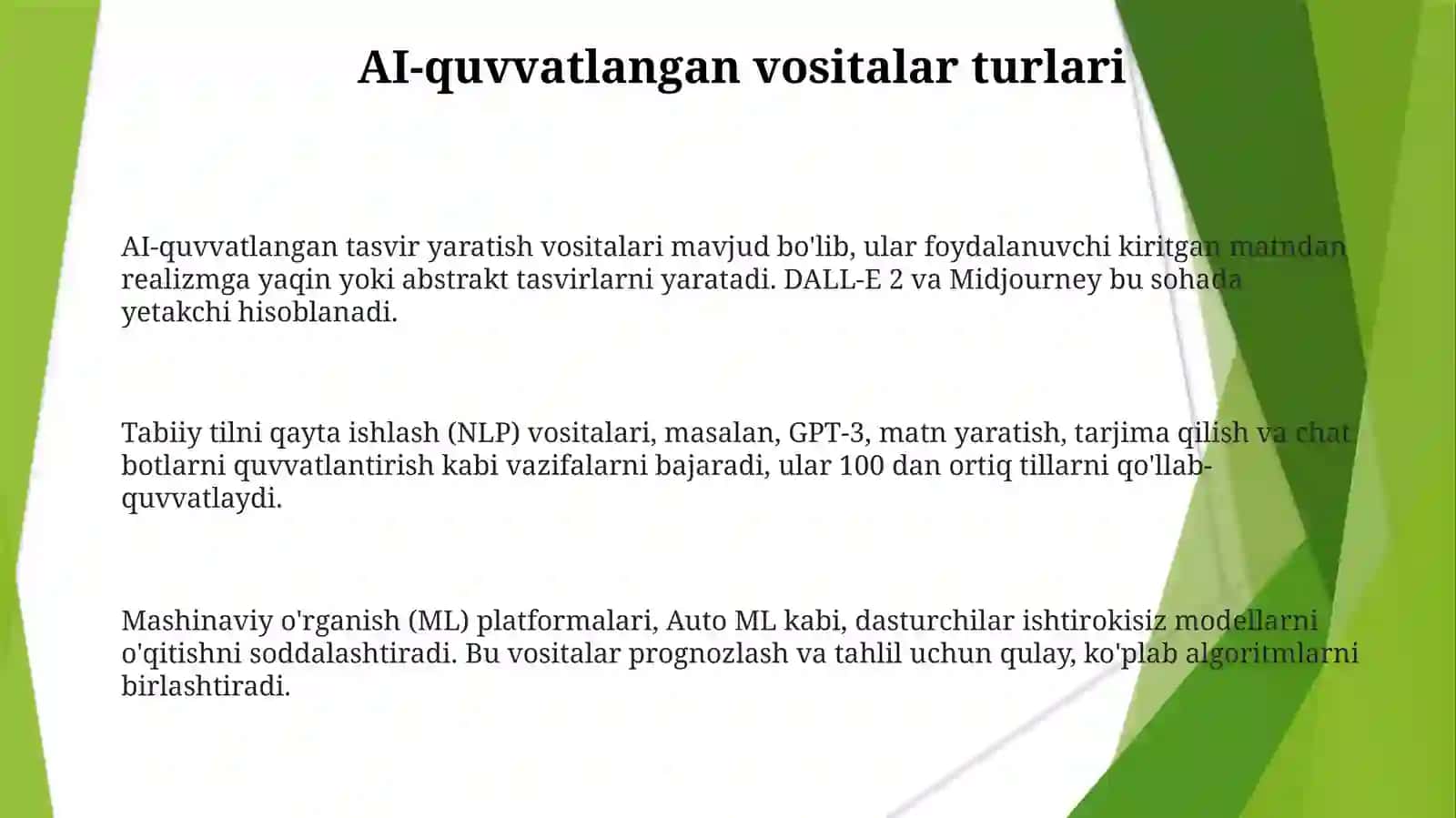 AI-quvvatlangan eng yaxshi vositalar 3