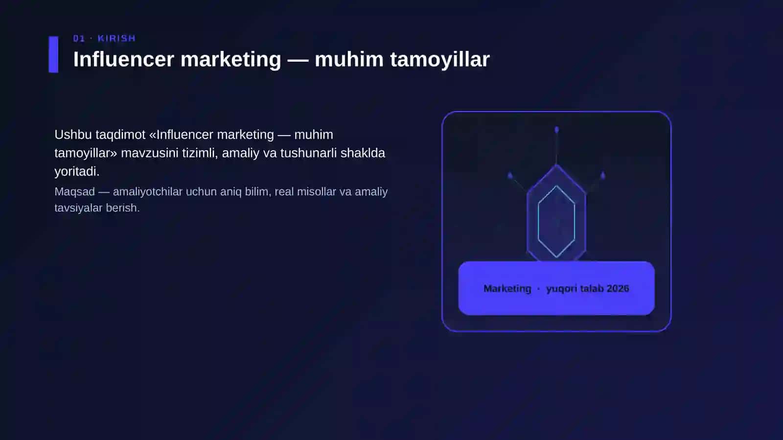 Influencer marketing — muhim tamoyillar 3