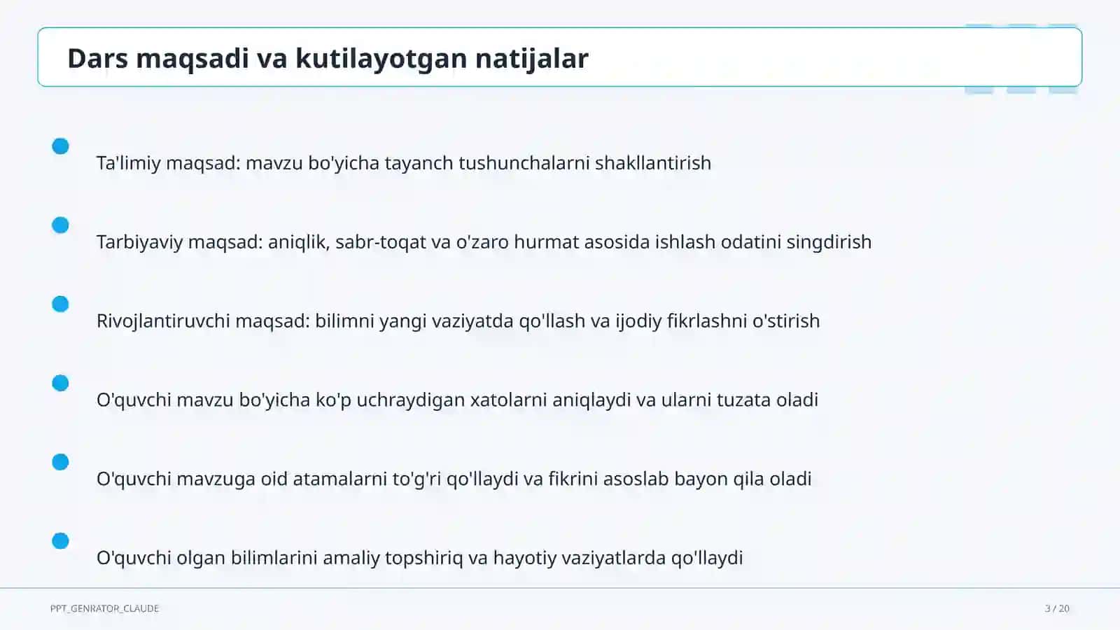 Dolzarb mavzular 3