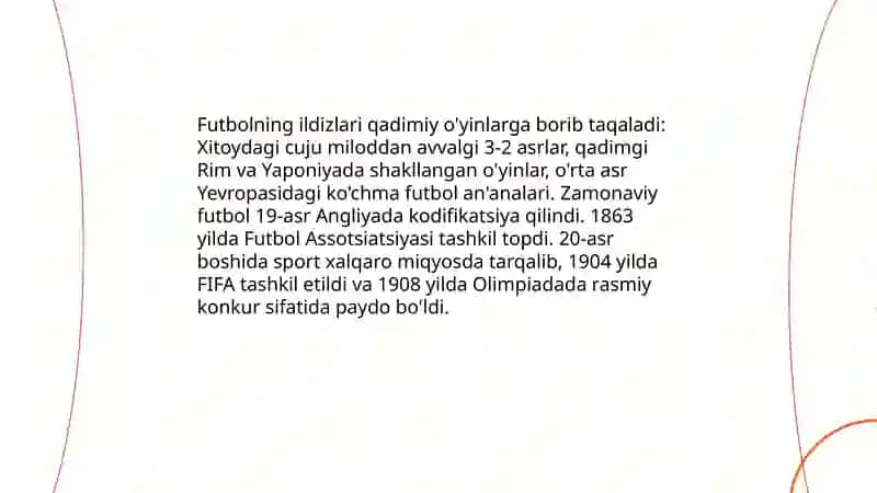 Futbolning kelib chiqishi va tarixiy ildizlari 3