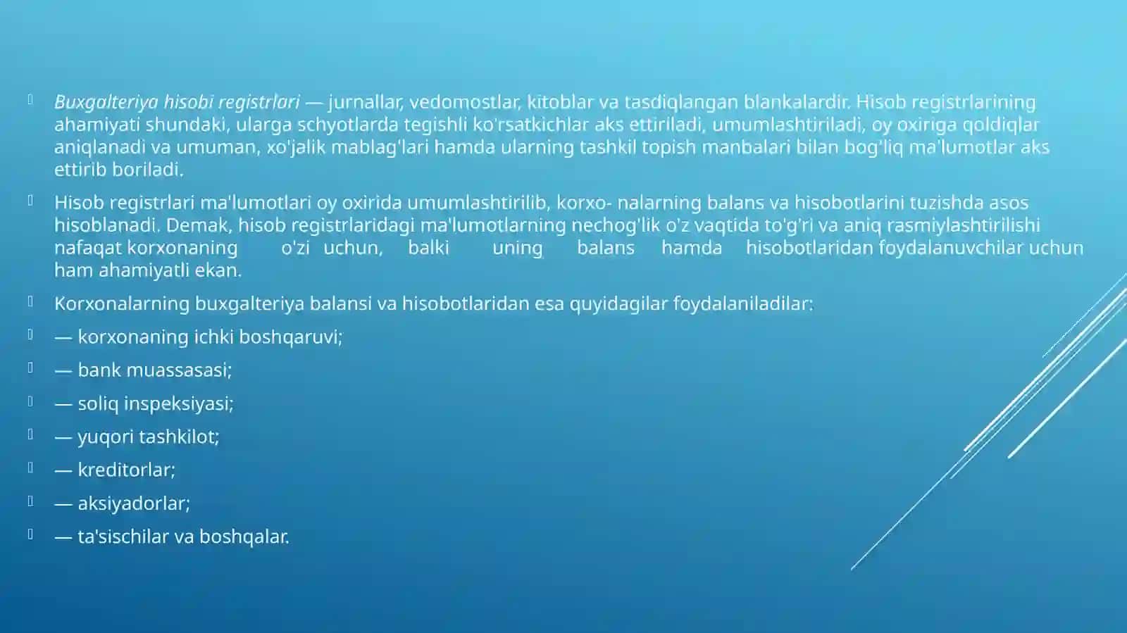Buxgalteriya Hisobi Turlari 3