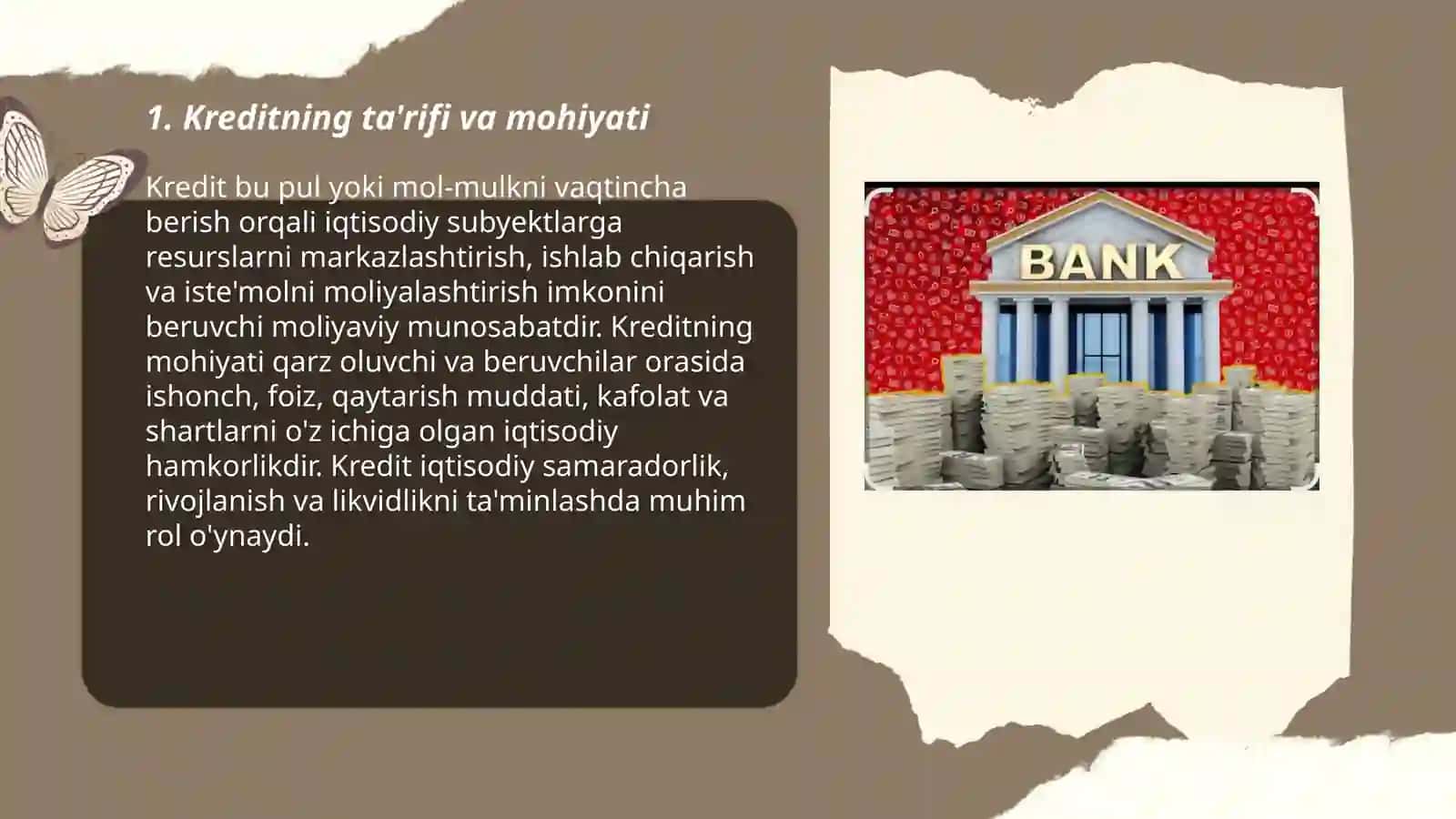 Kreditning zarurligi, mohiyati va ahamiyati 3