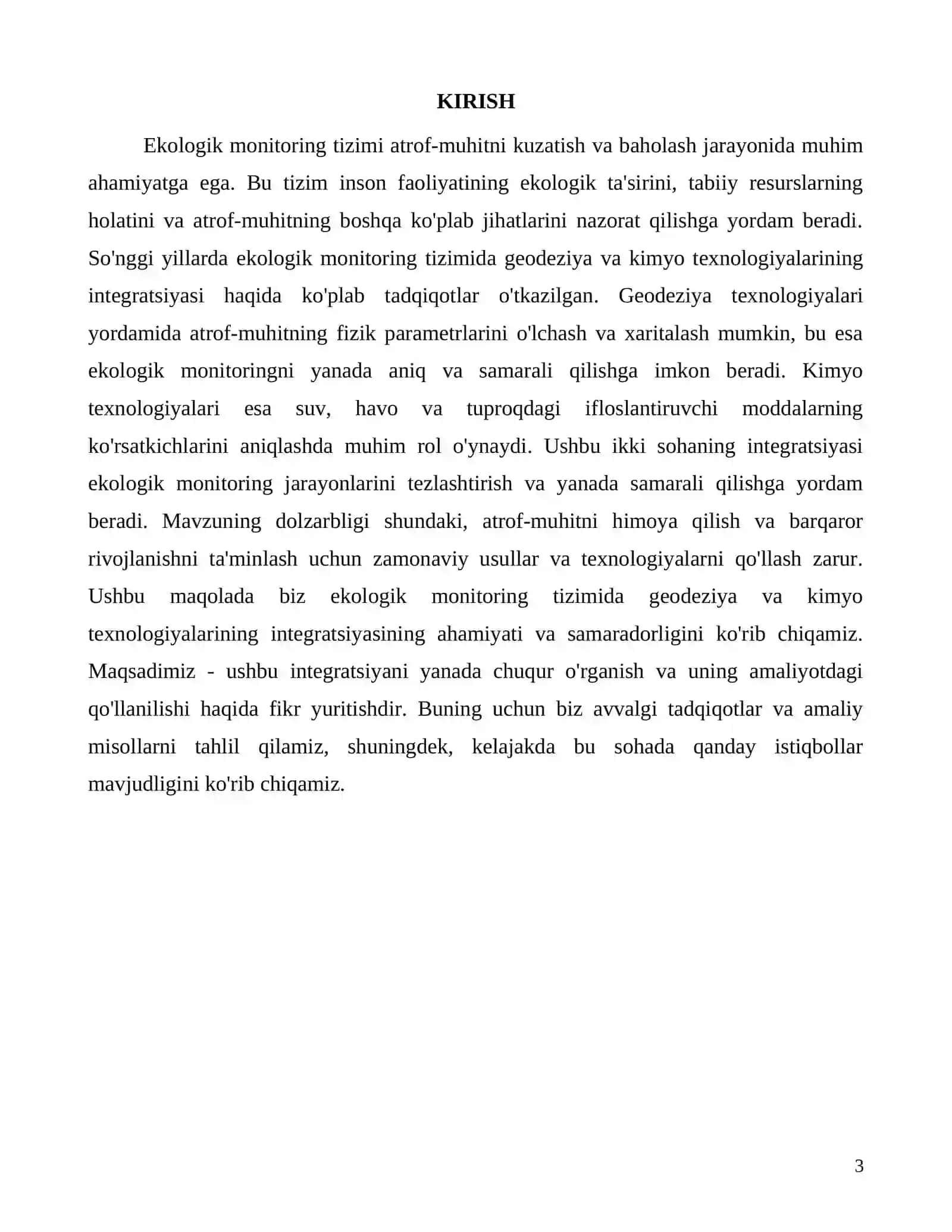 Ekologik monitoringda geodeziya va kimyo texnologiyalarining integratsiyasi 3