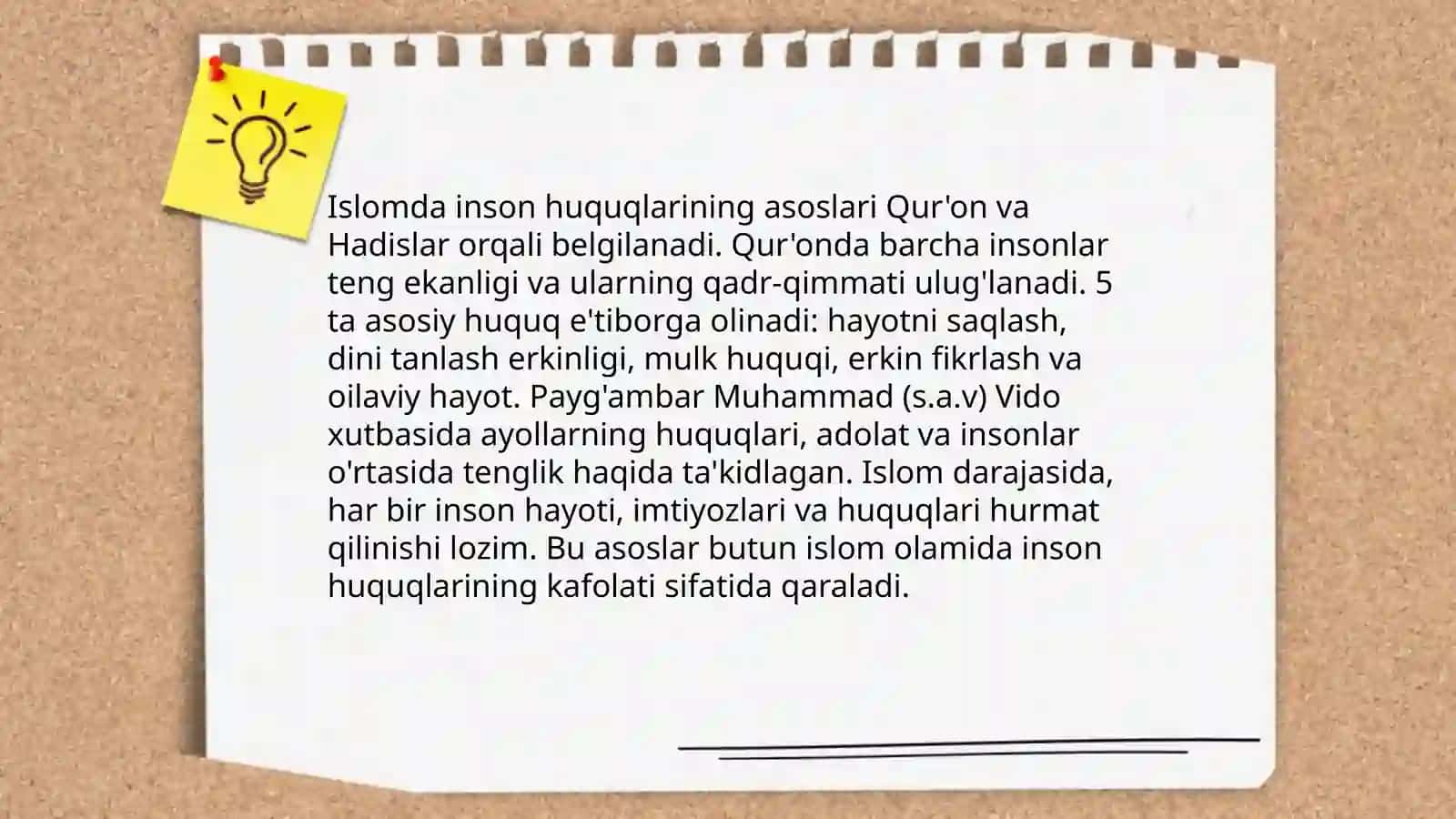 Islomda inson huquqlari himoyasi ijtimoiy tenglik adolat va tolerantlik Komilova Munisa 3