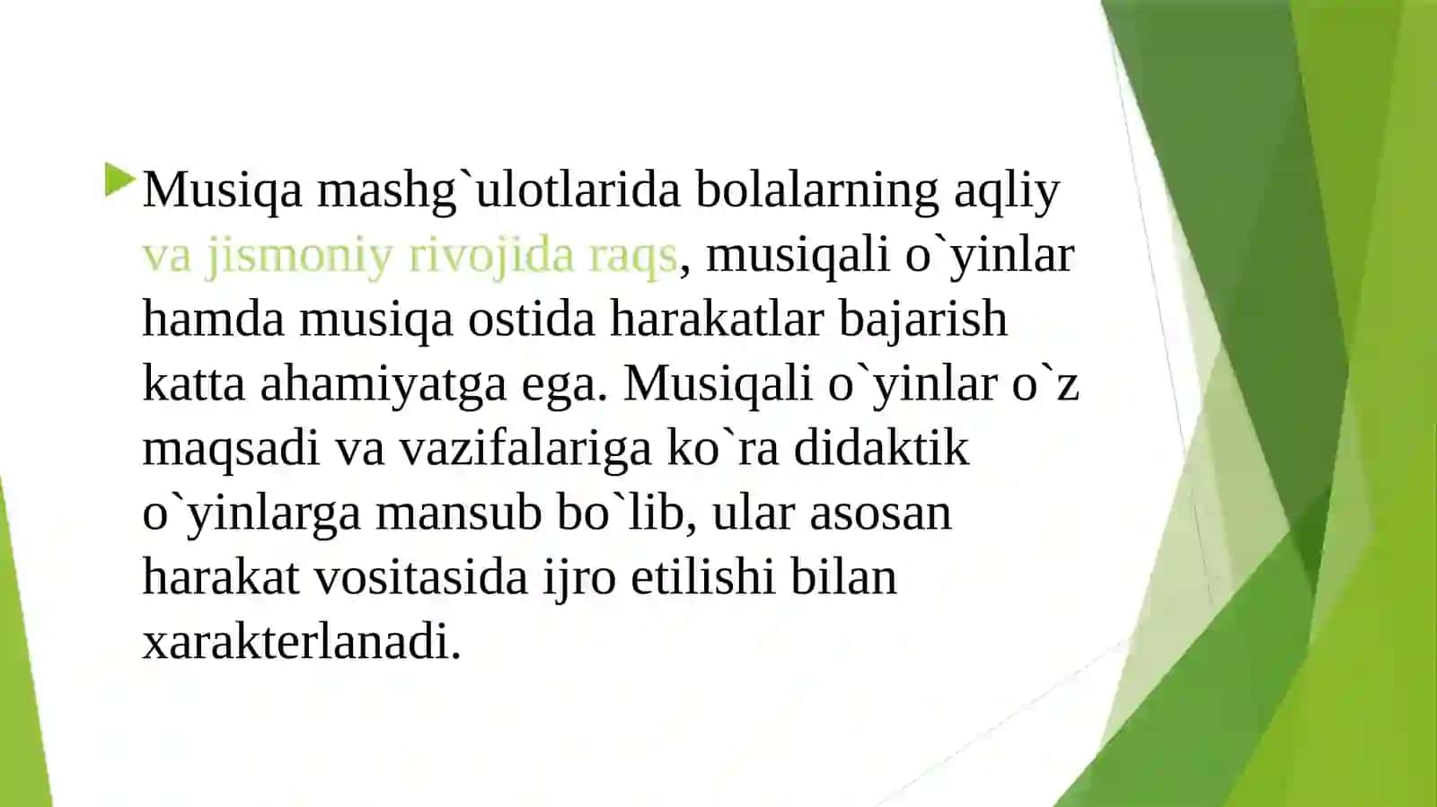 Musiqa Mashg'ulotlari 3