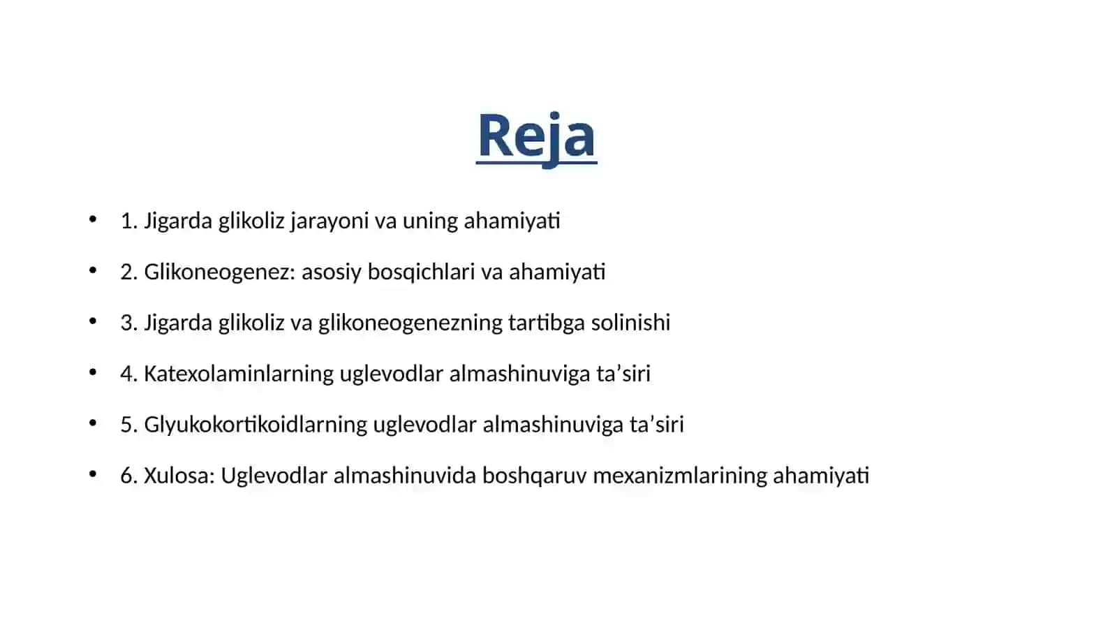 Jigardaglikolizvaglikoneogenezniboshqarilishi.Katexolaminlarvaglyukokortikoidlarninguglevodlaralmashinuvigata’siri 3