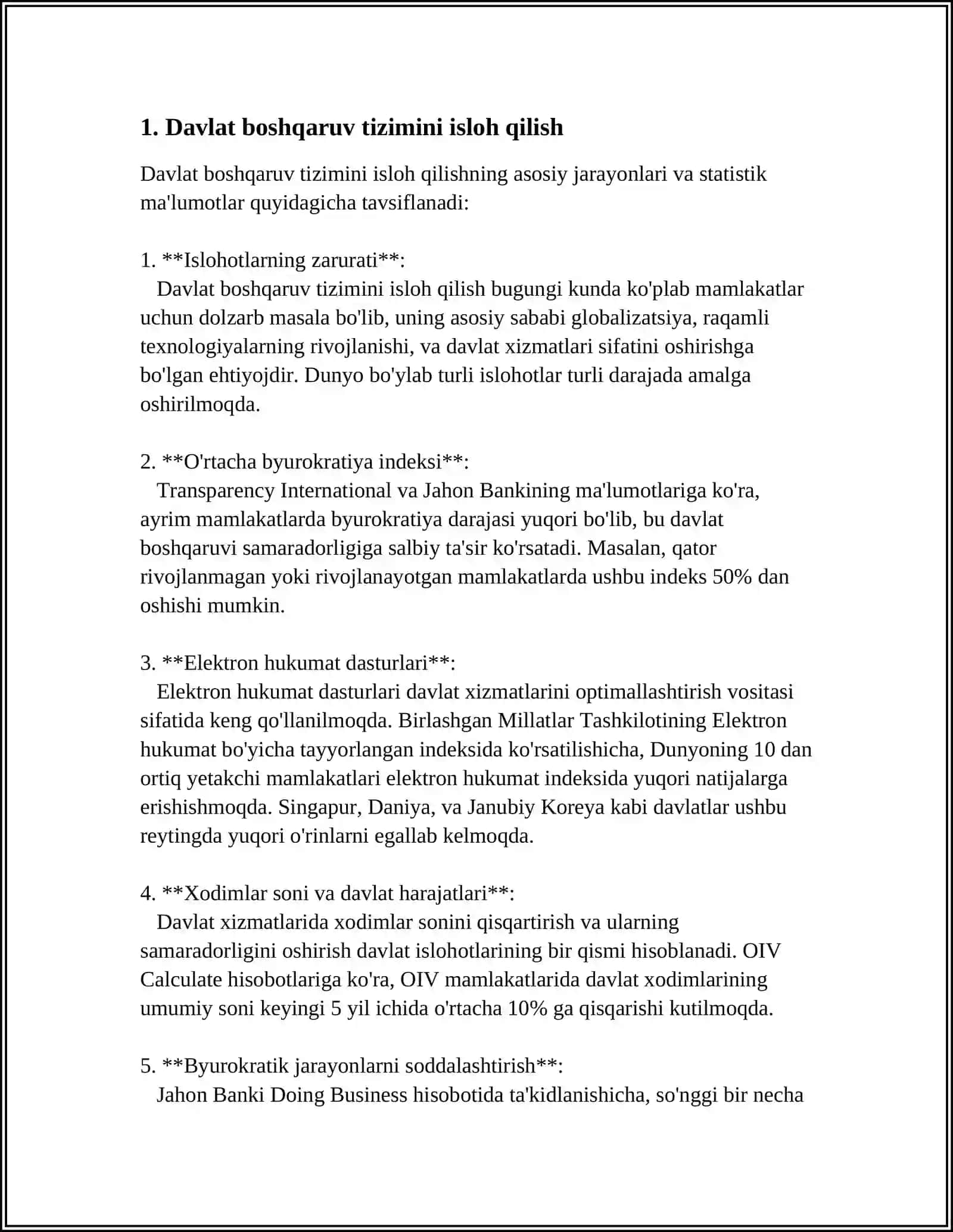 MUSTAQIL ISH Mavzu: 2017-2021 YILLARDA O‘ZBEKISTON RESPUBLIKASINI RIVOJLANTIRISHNING BESHTA USTUVOR YO‘NALISHI BO‘YICHA HARAKATLAR STRATEGIYASI 3