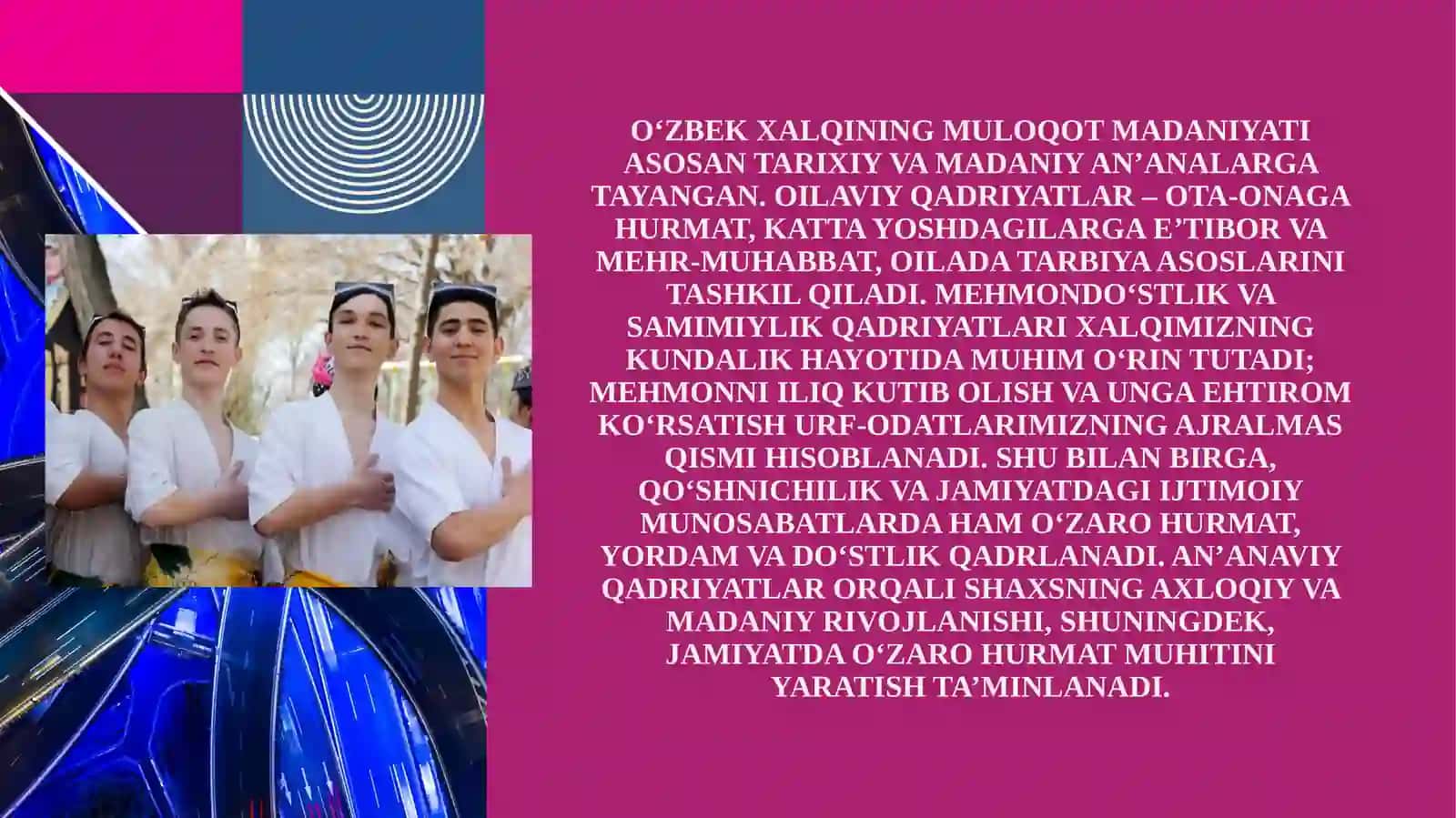 O’zbeklar mentalitetida muomala madaniyati 3