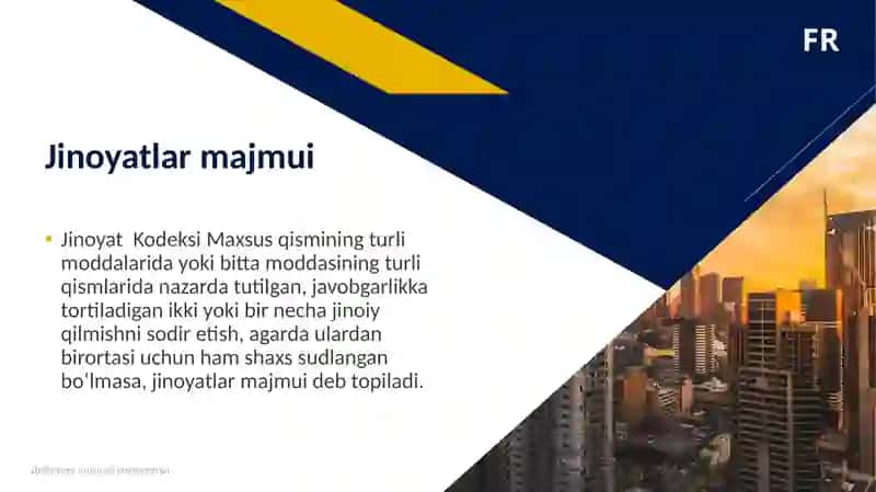 Jinoyatlar majmui 3