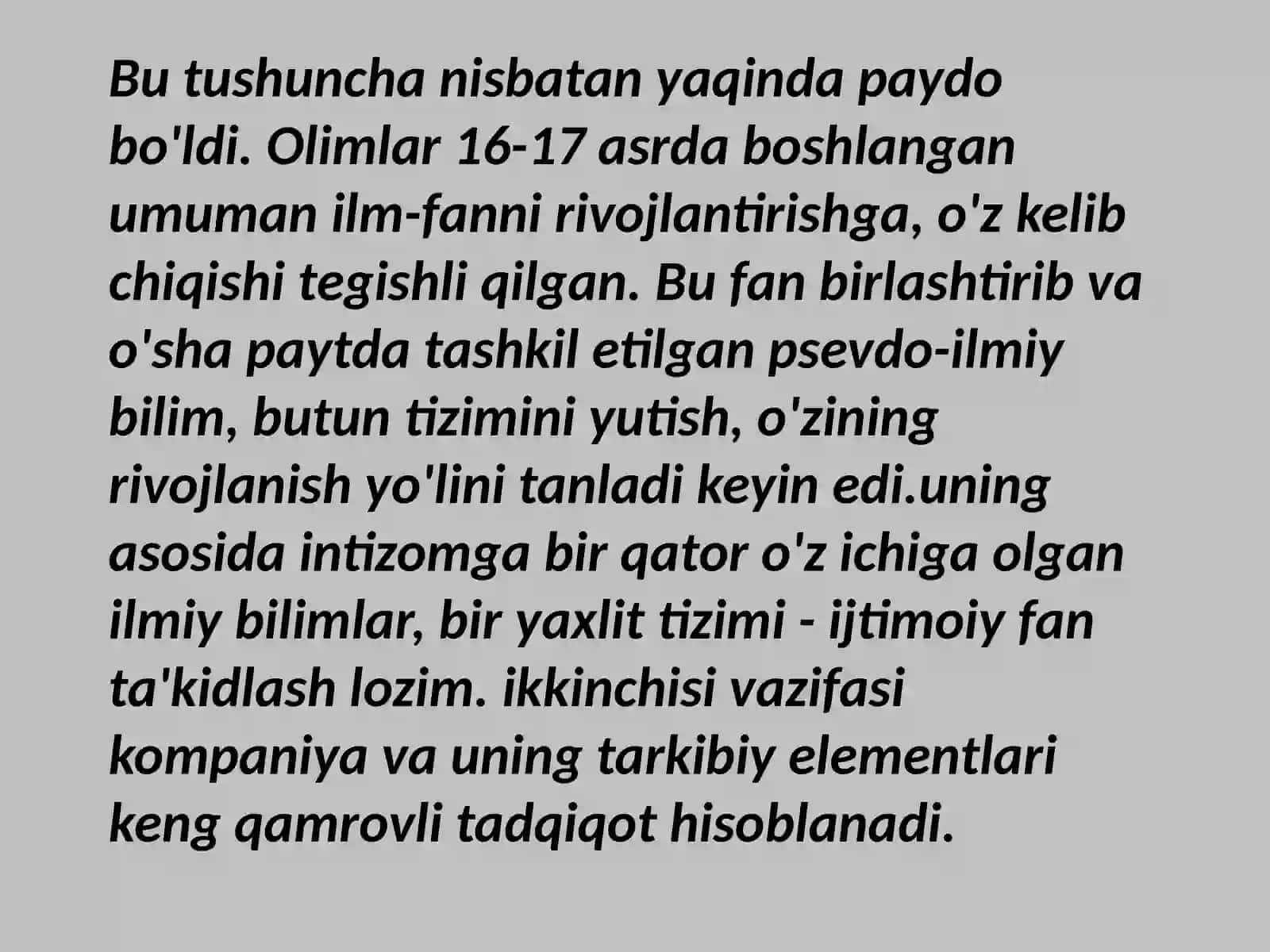 Mutaxassislik fanlari haqida tushuncha 3