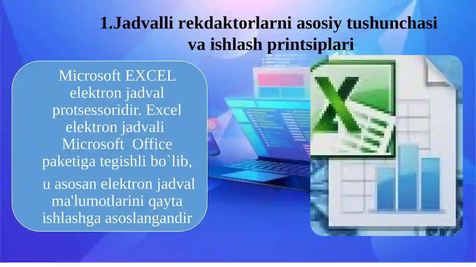 JADVAL RЕDAKTORLARDAN IQTISODIY MASALALARNI ЕCHISH JARAYONIDA FOYDALANISH 3