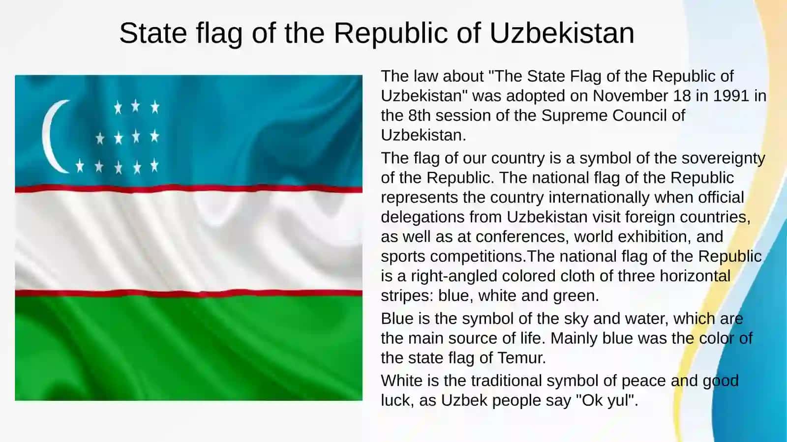 State symbols of the Republic of Uzbekistan 3