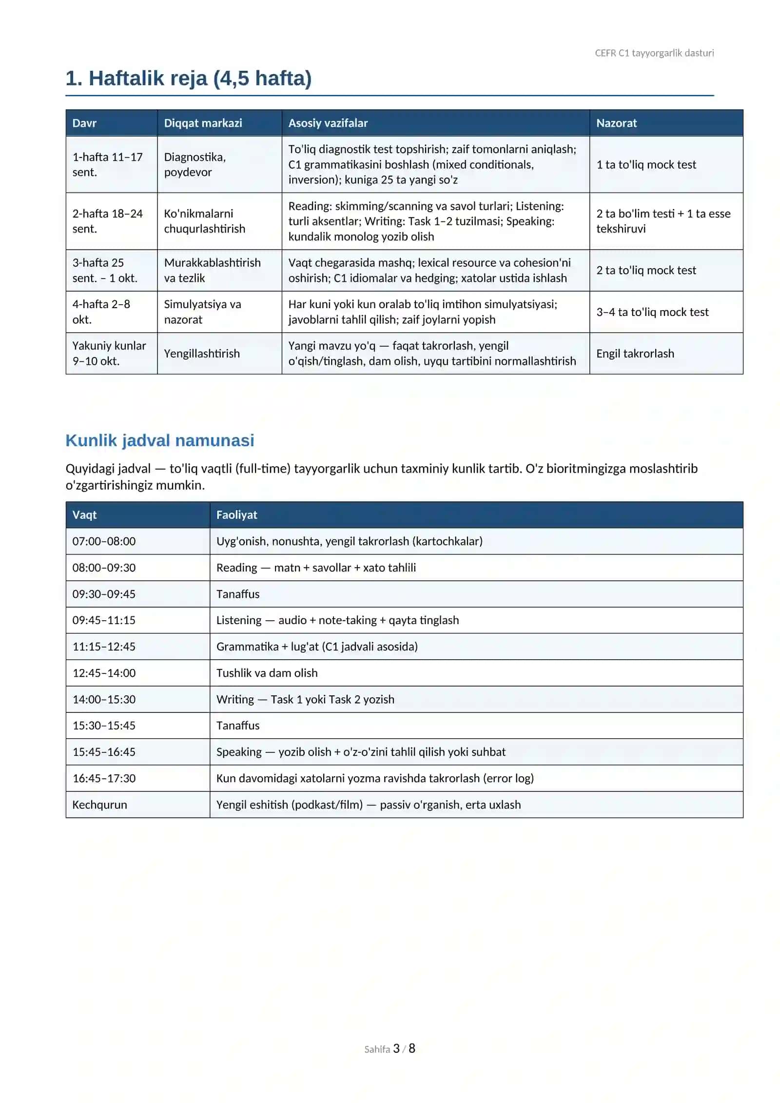 CEFR C1 tayyorgarlik dasturi 3