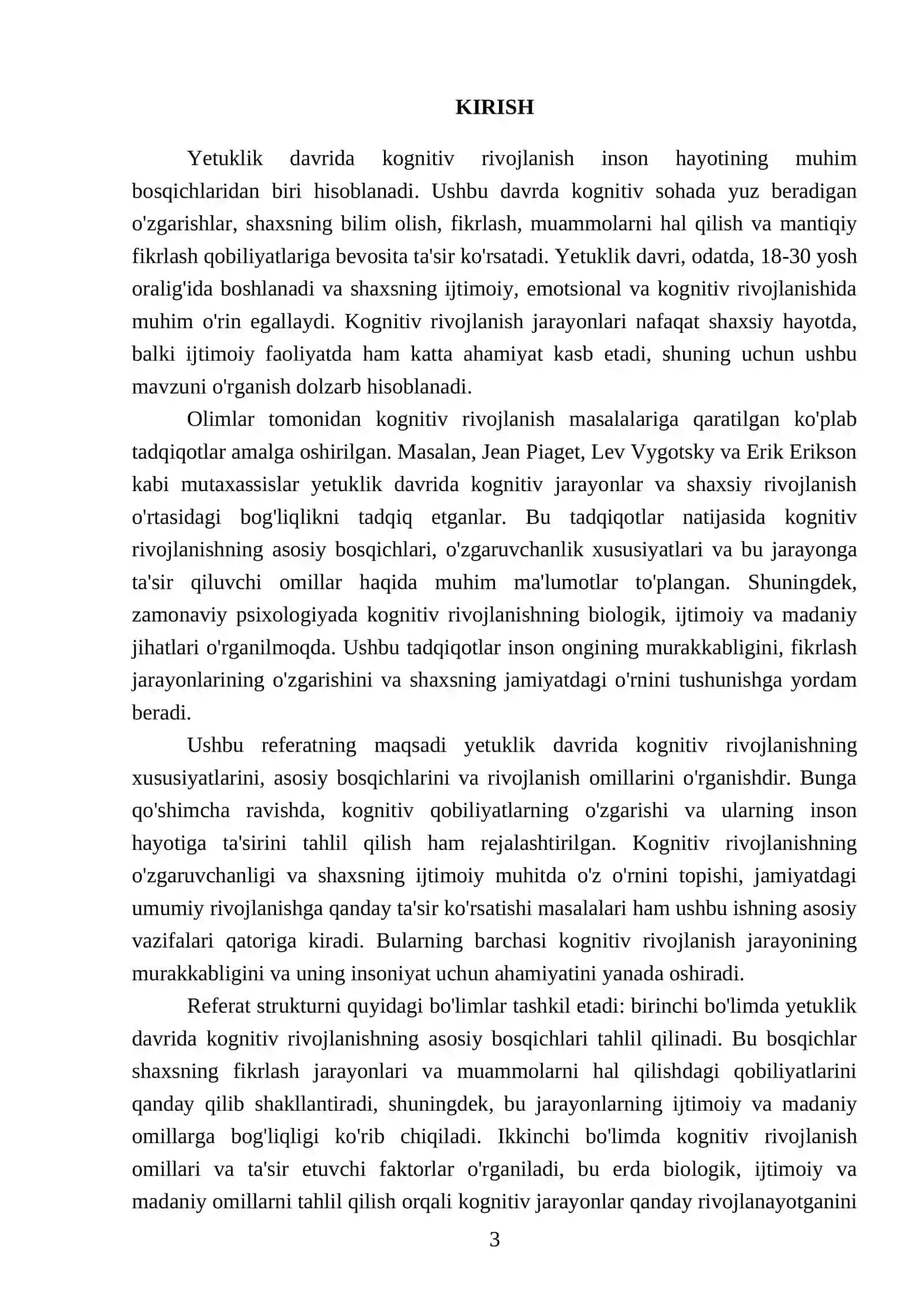 Yetuklik davrida kognitiv soha rivojlanish xususiyatlari 3