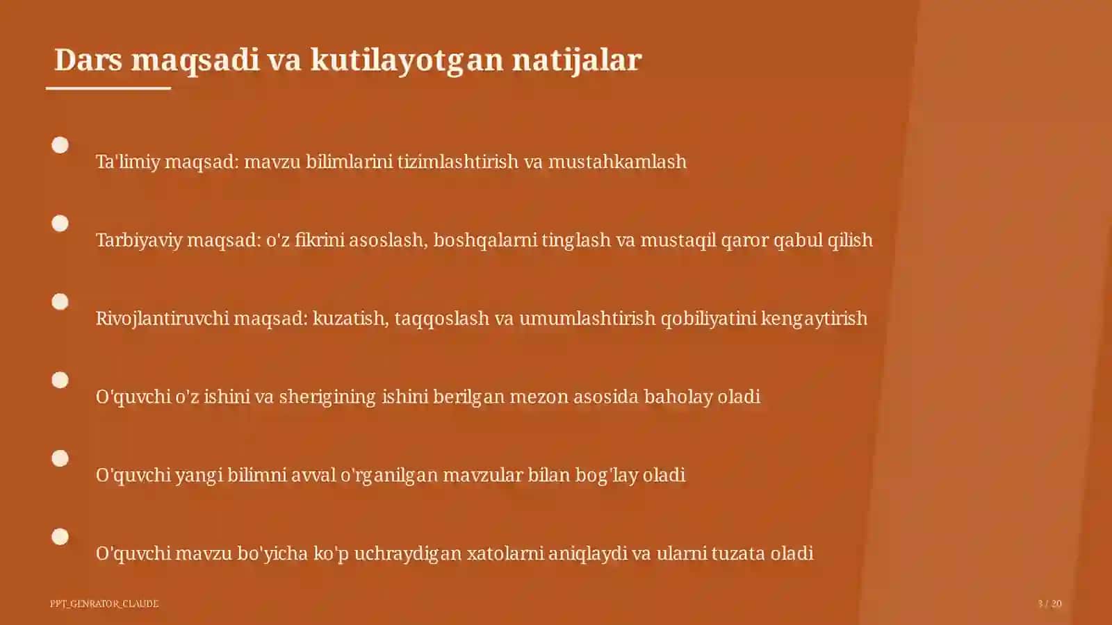 Hosila va uning geometrik ma'nosi (11-sinf) 3