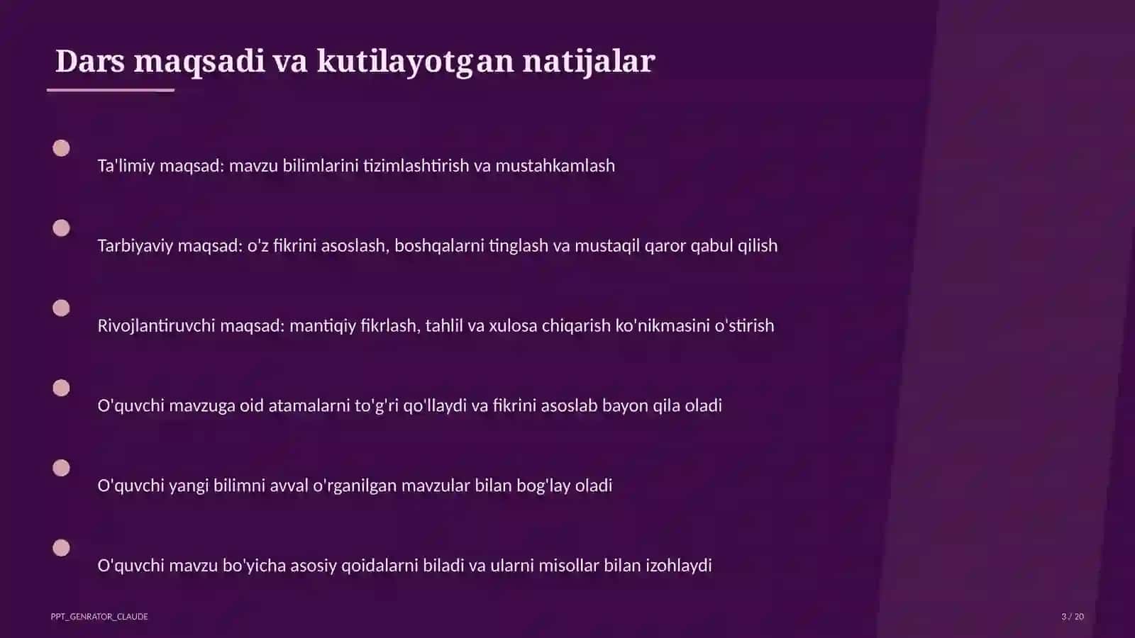 Gapning ikkinchi darajali bo'laklari (8-sinf) 3