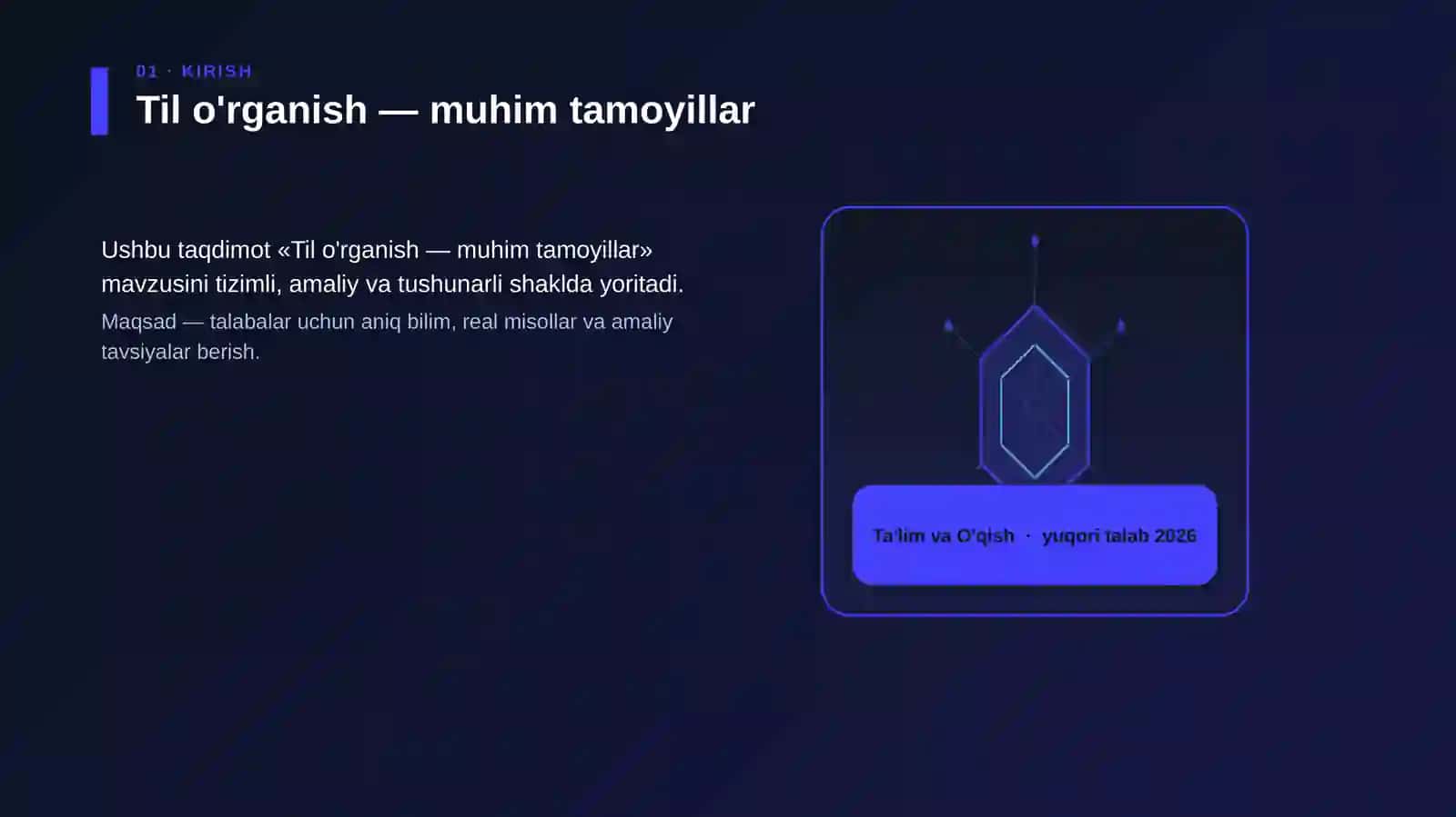 Til o'rganish — muhim tamoyillar 3