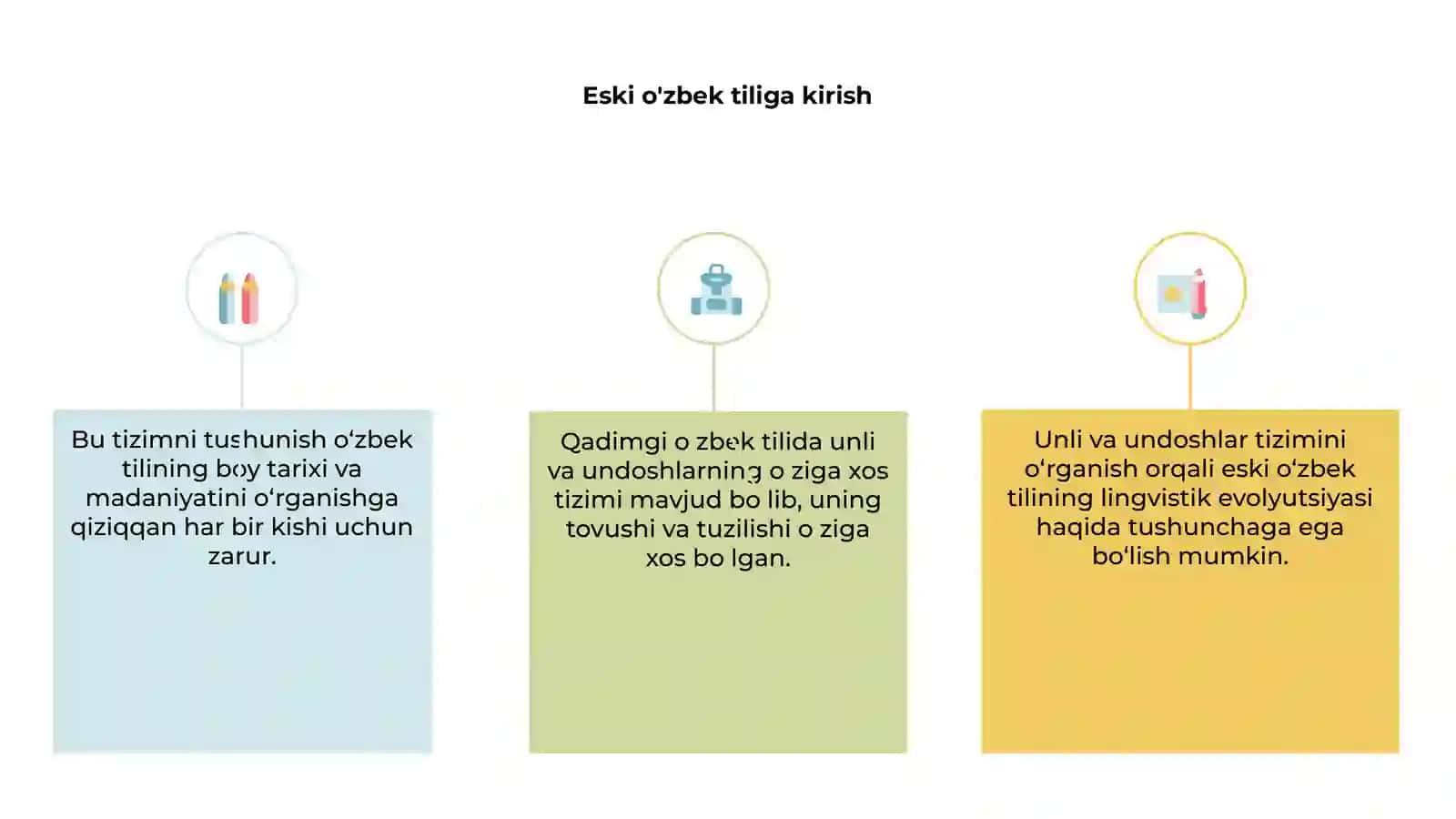 Eski o'zbek tilida unlilar tizimi 3