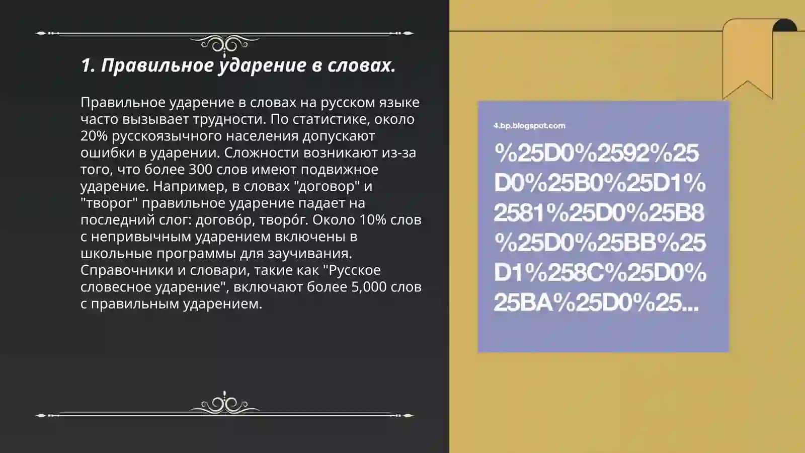 Правильное ударение в словах 3