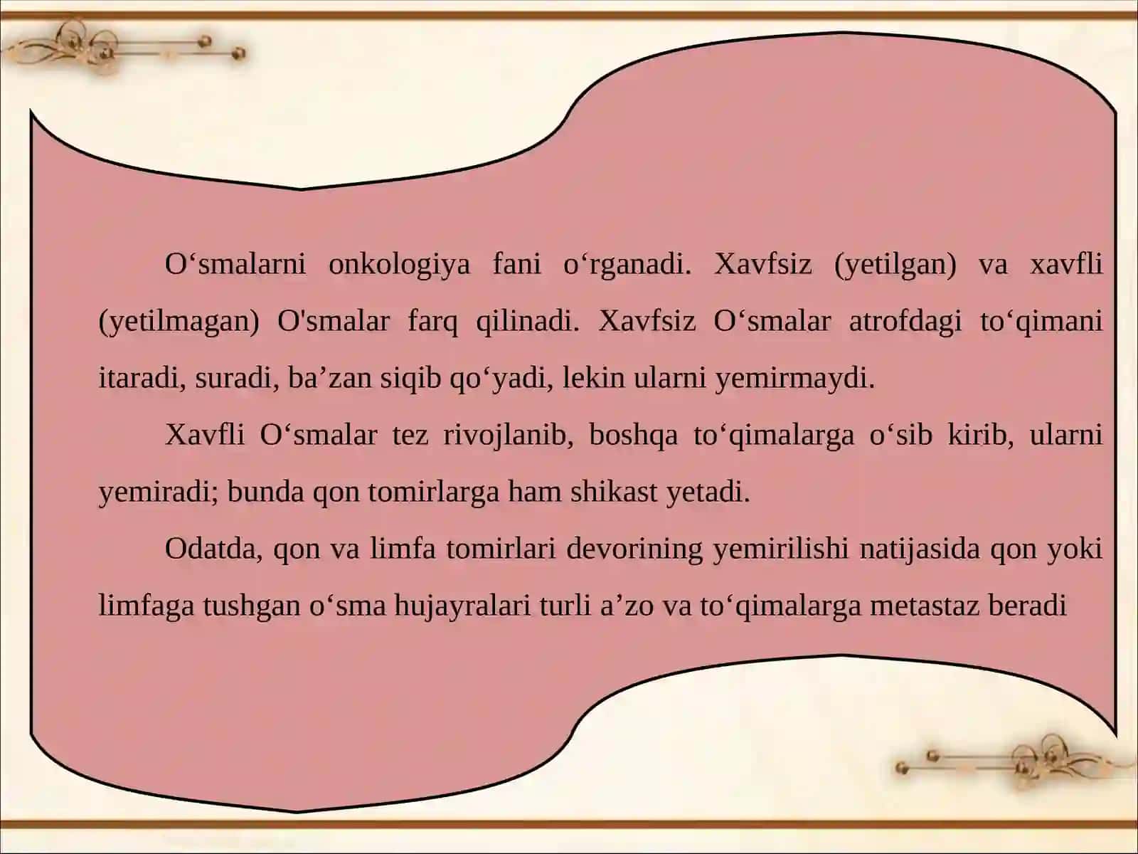 Oʻsmalar 3