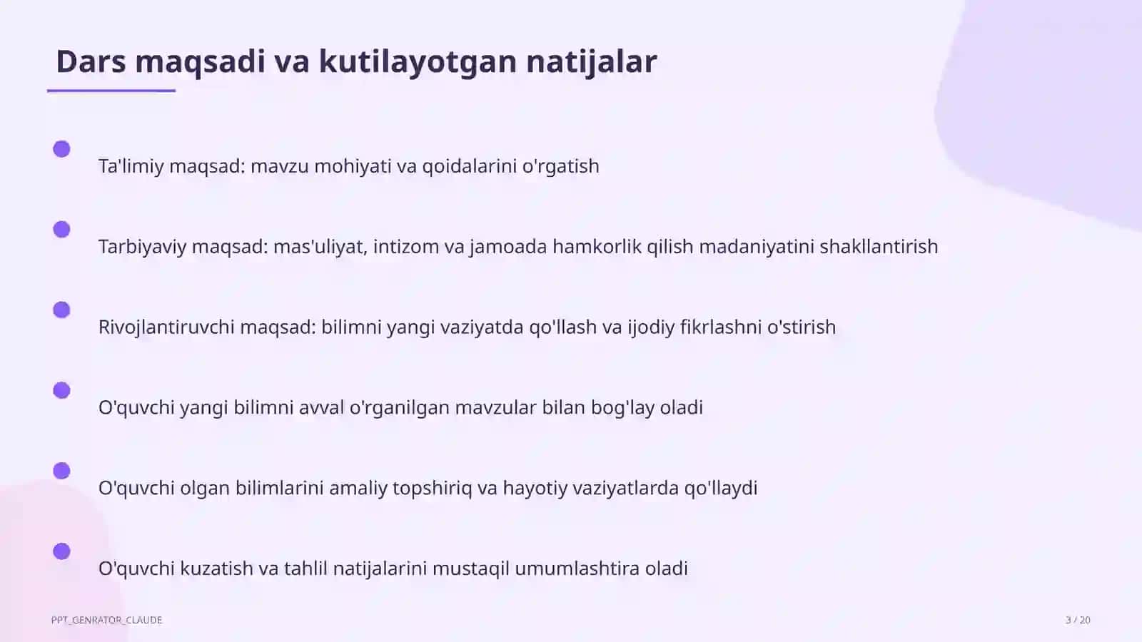 Uy hayvonlari va yovvoyi hayvonlar (1-sinf) 3