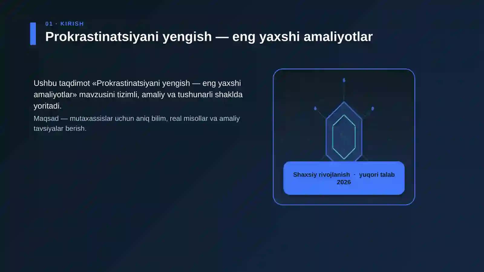 Prokrastinatsiyani yengish — eng yaxshi amaliyotlar 3