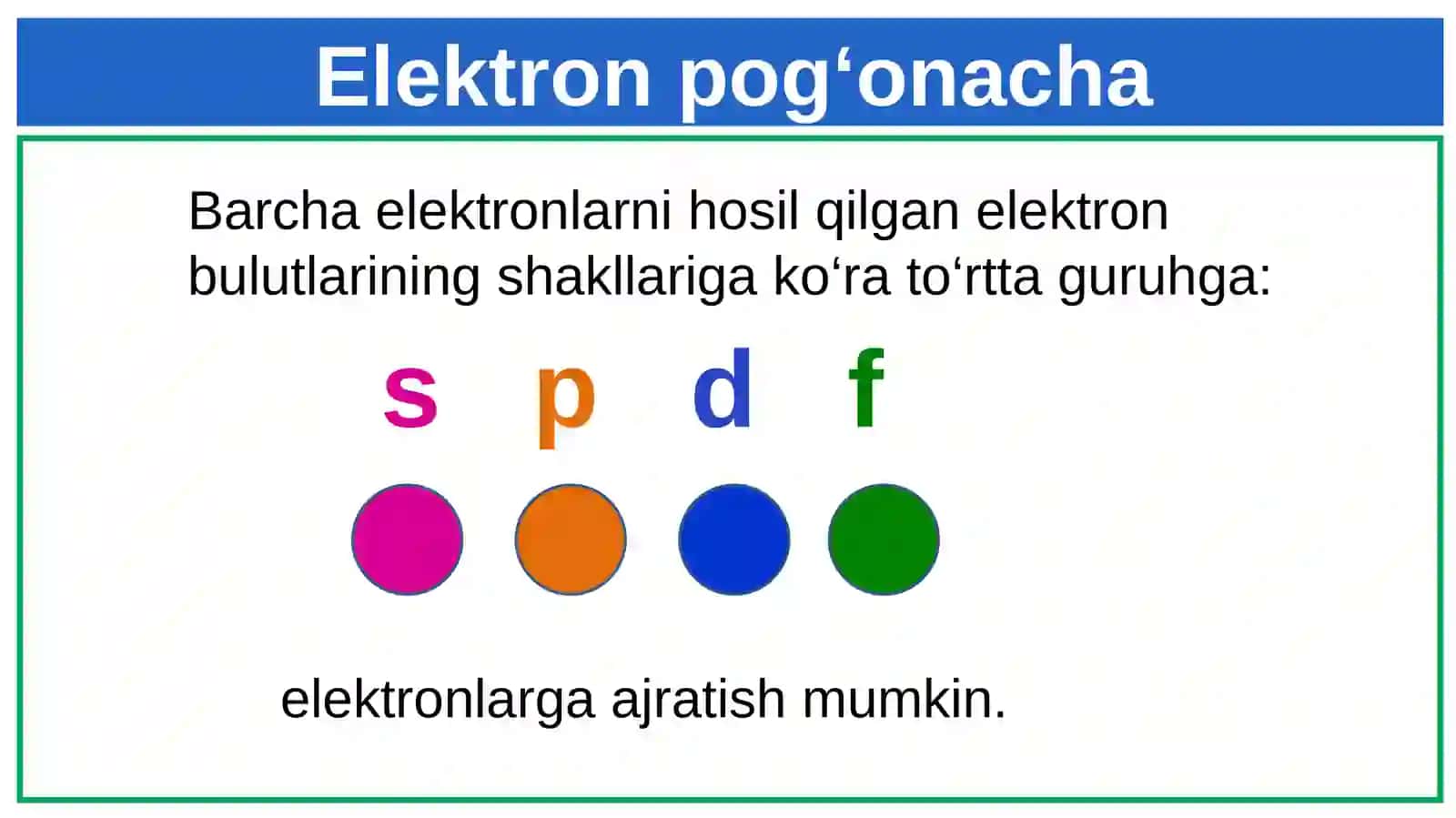 Energetik pog‘onacha 3