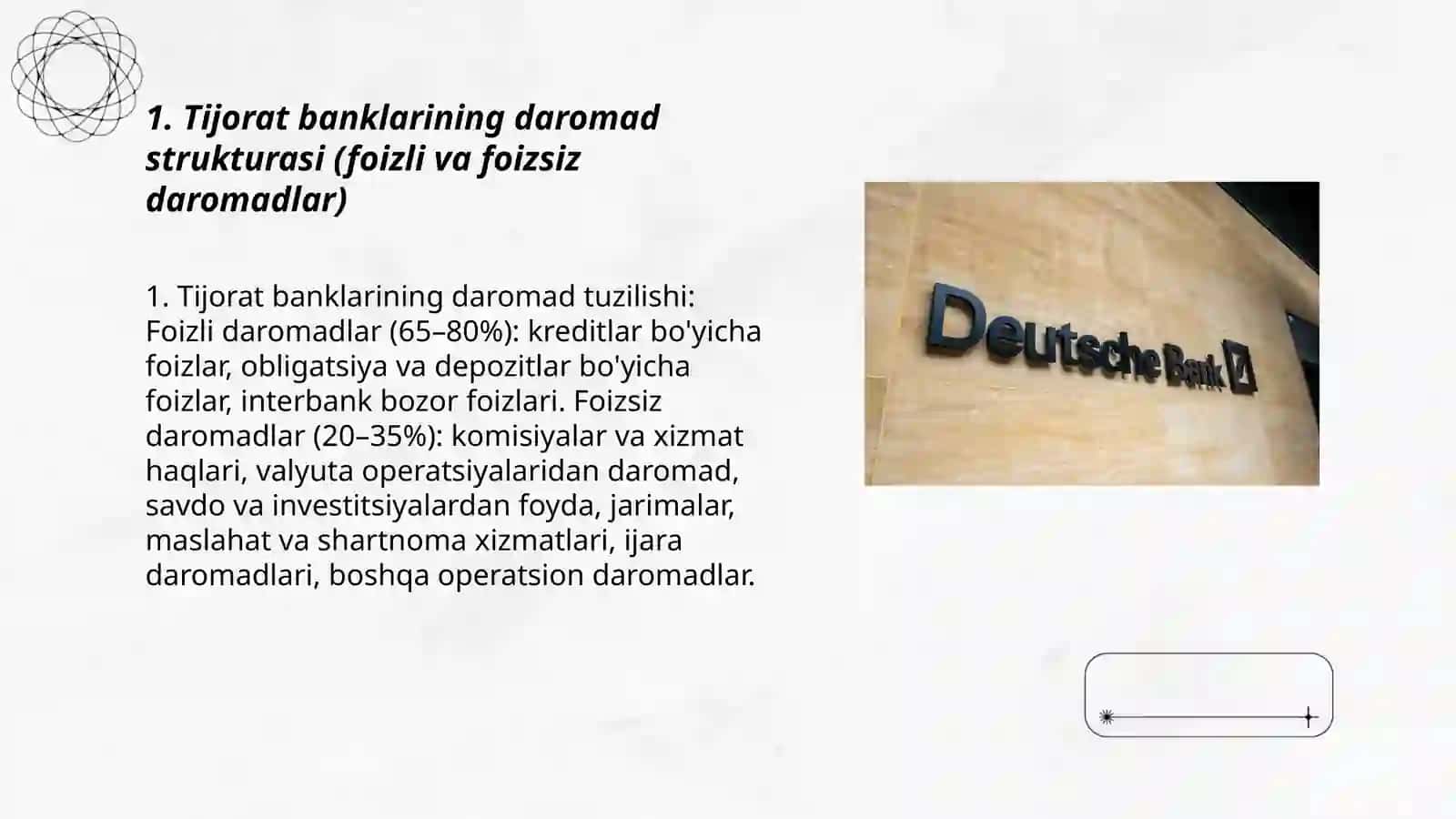 Tijorat banklari xarajatlari daromadlari va foydasi 3