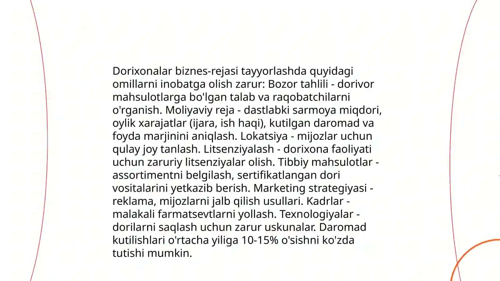 Dorixonalar biznes-rejasi 3