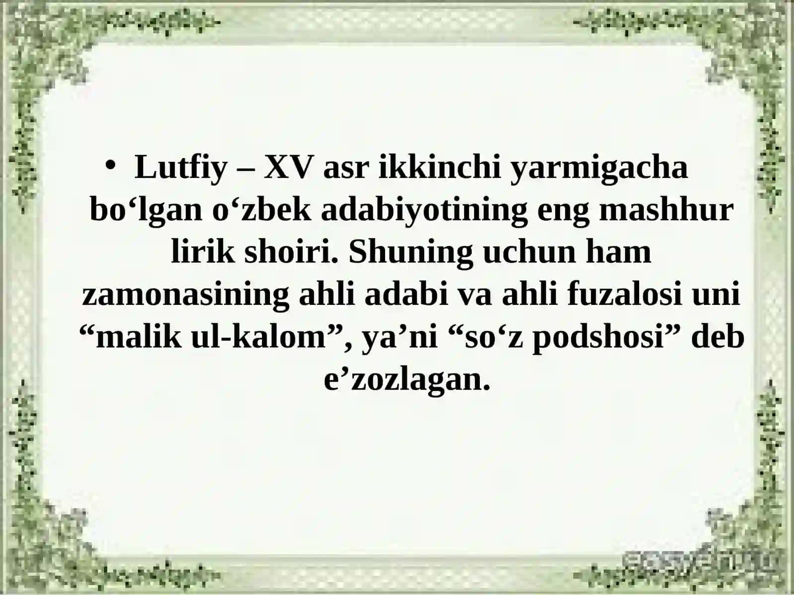 Mavlonolutfiy 3