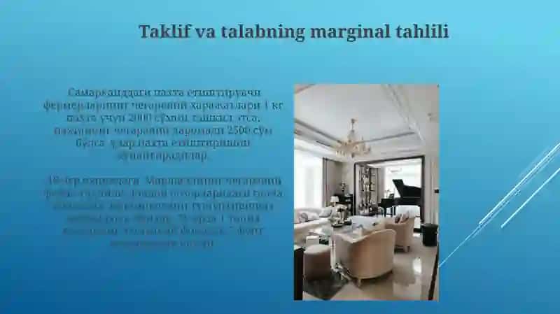 Marjinalizm ta'limoti va neoklassik iqtisodiy maktablar 3